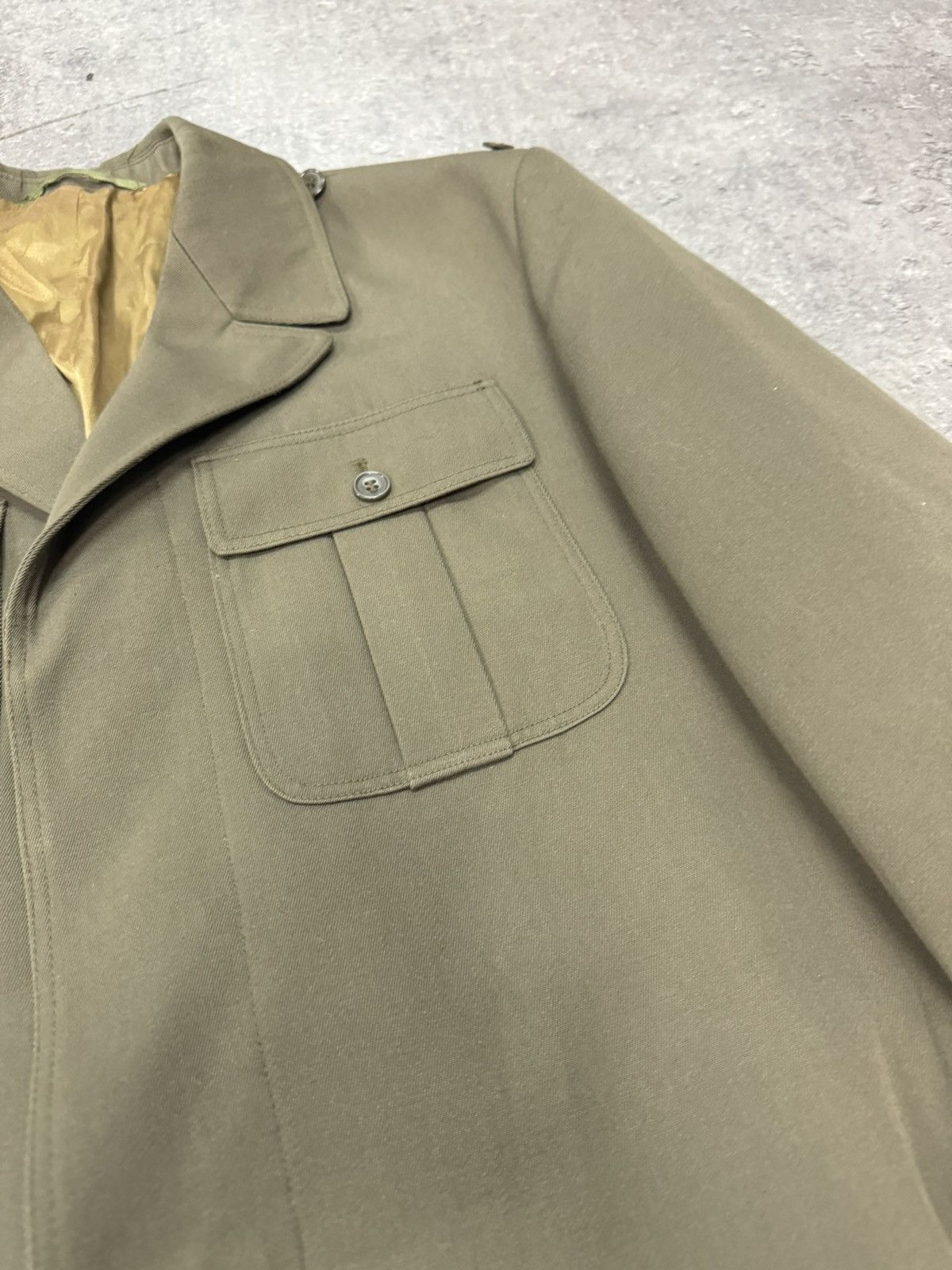 Japanese Brand ᶠᵃⁿᶜʸᵍᵘʸ 90s Military Jacket Wool Blend Boxy Vintage Polizei Size US M / EU 48-50 / 2 - 5 Thumbnail