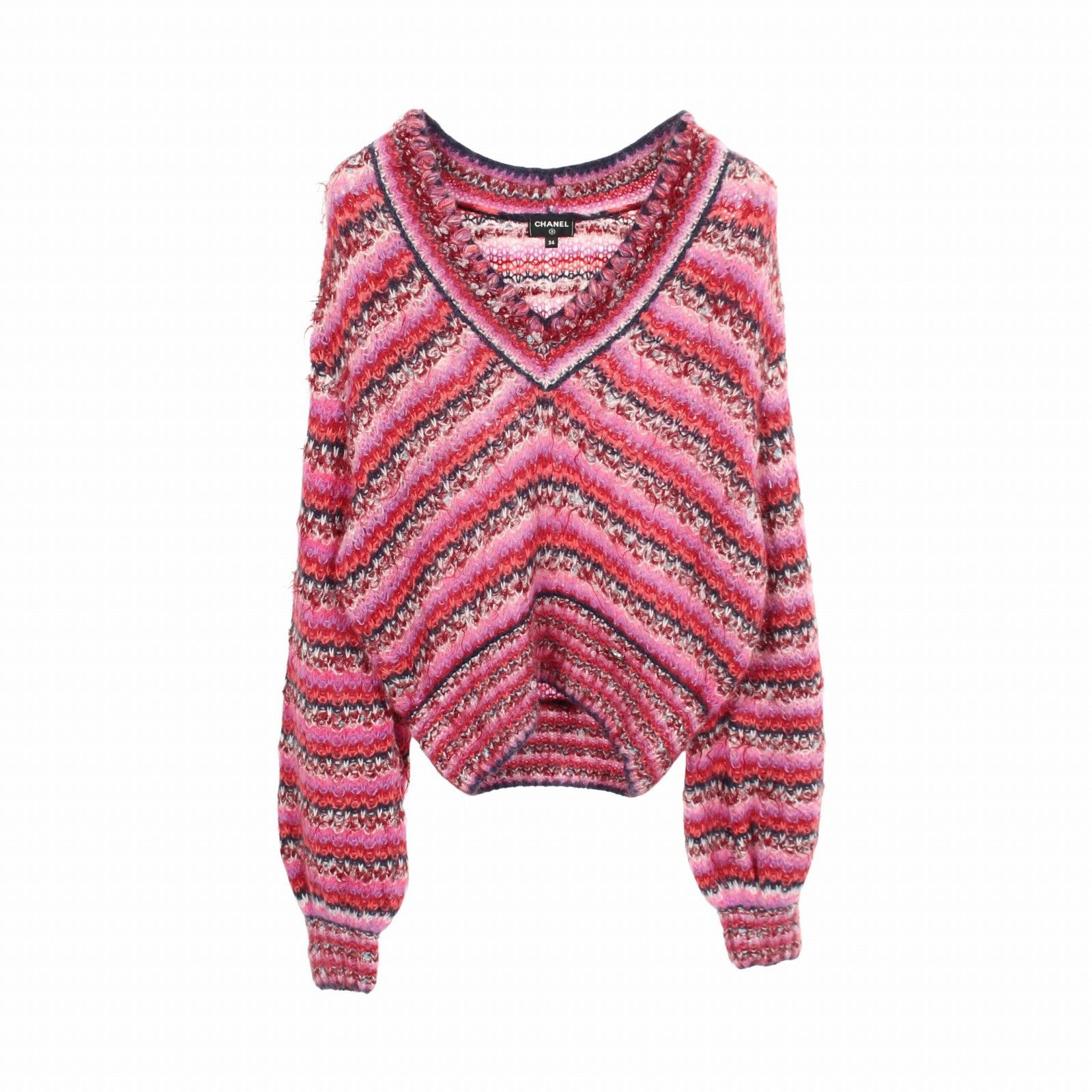 Chanel Chanel Chanel Silk Alpaca Nylon Knit Top Textile Tops DUTY FREE for USA Size ONE SIZE - 1 Thumbnail