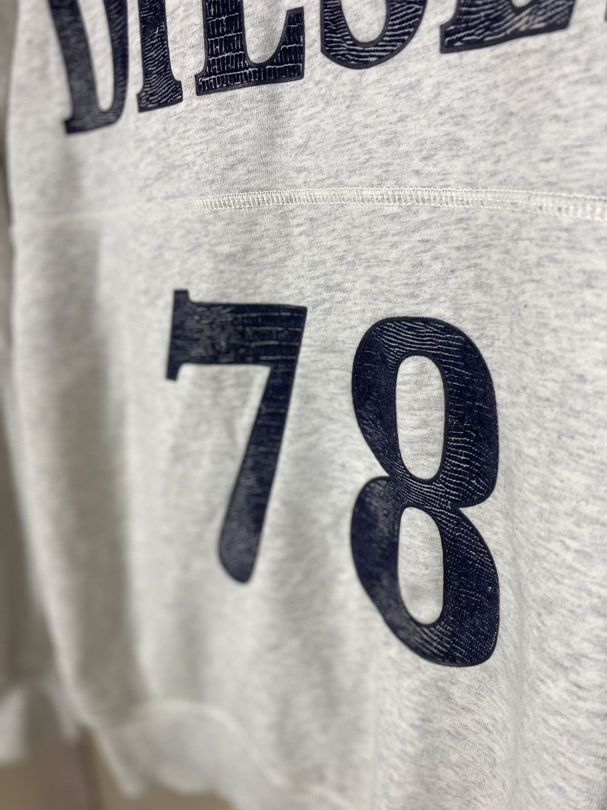 Diesel DIESEL Vintage-Look 78 Logo Grey Sweats Size US M / EU 48-50 / 2 - 2 Thumbnail