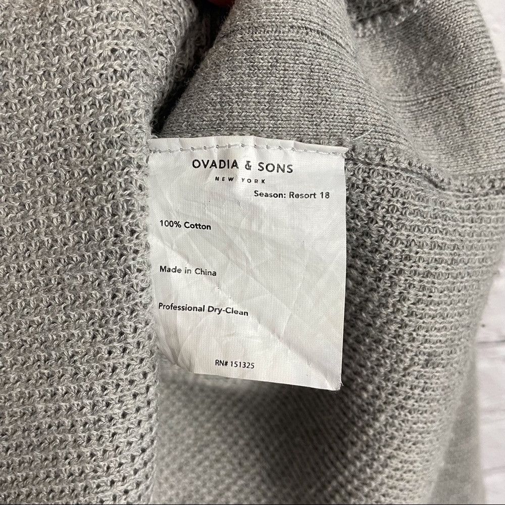 Ovadia & Sons Ovadia And Sons Cotton Waffle Knit Crew Neck Sweater in Hea Size US XXL / EU 58 / 5 - 6 Thumbnail