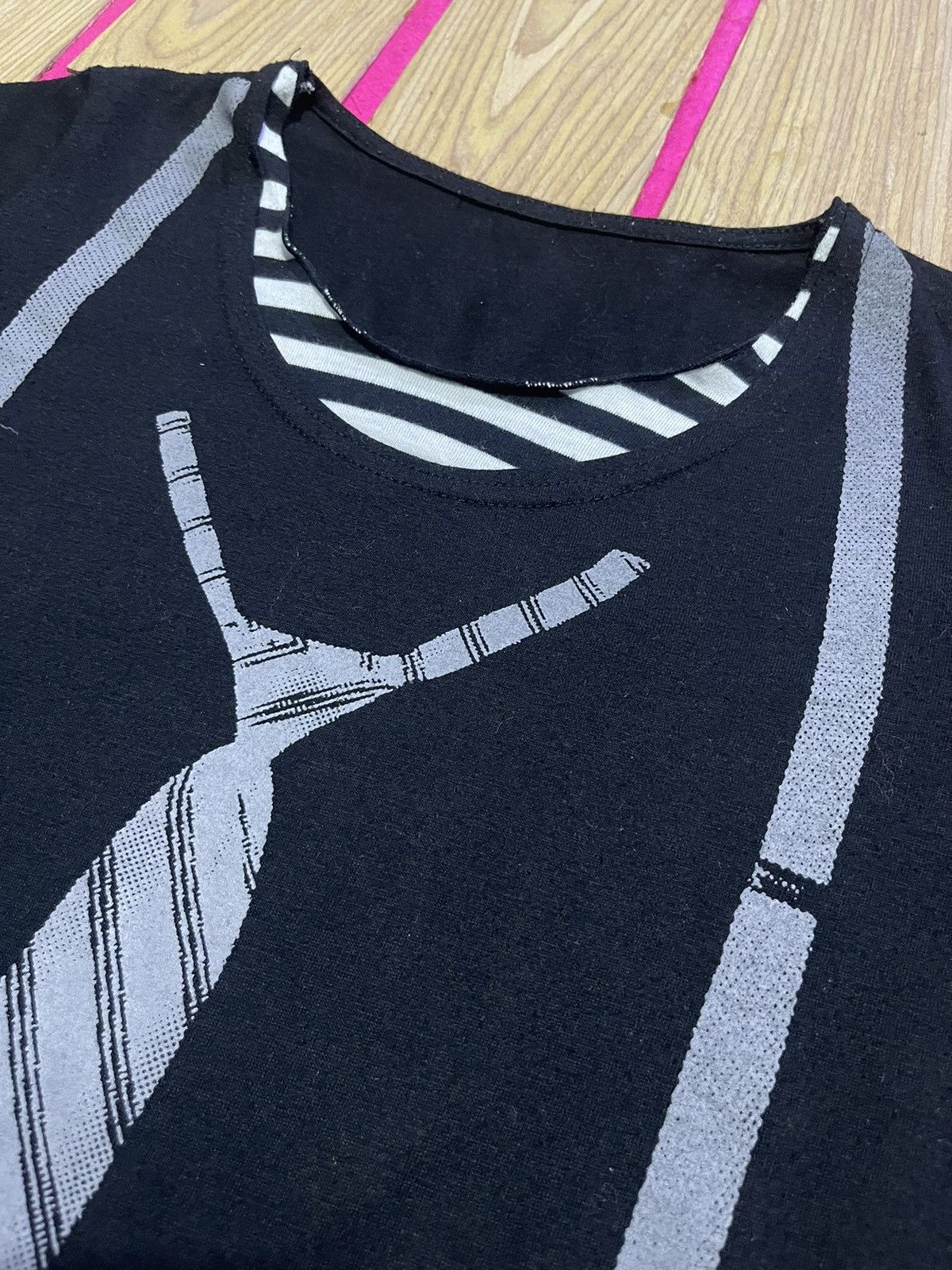 If Six Was Nine Y2K long sleeve t-shirt with two layers of pattern Size US M / EU 48-50 / 2 - 5 Thumbnail