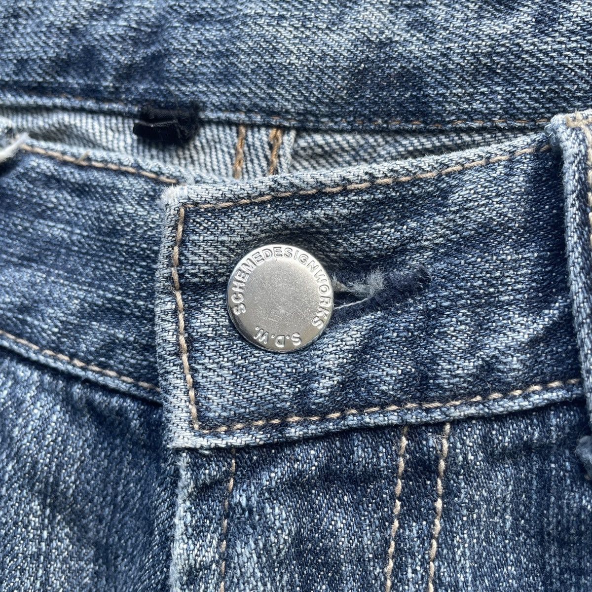 Vintage Vintage Schemer Faded Japan Distressed Jeans Denim Pants W32 Size US 32 / EU 48 - 6 Thumbnail