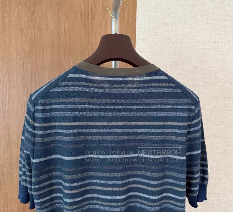 Hermes Hermes Short-sleeve Knit T-shirt Size US XL / EU 56 / 4 - 8 Thumbnail