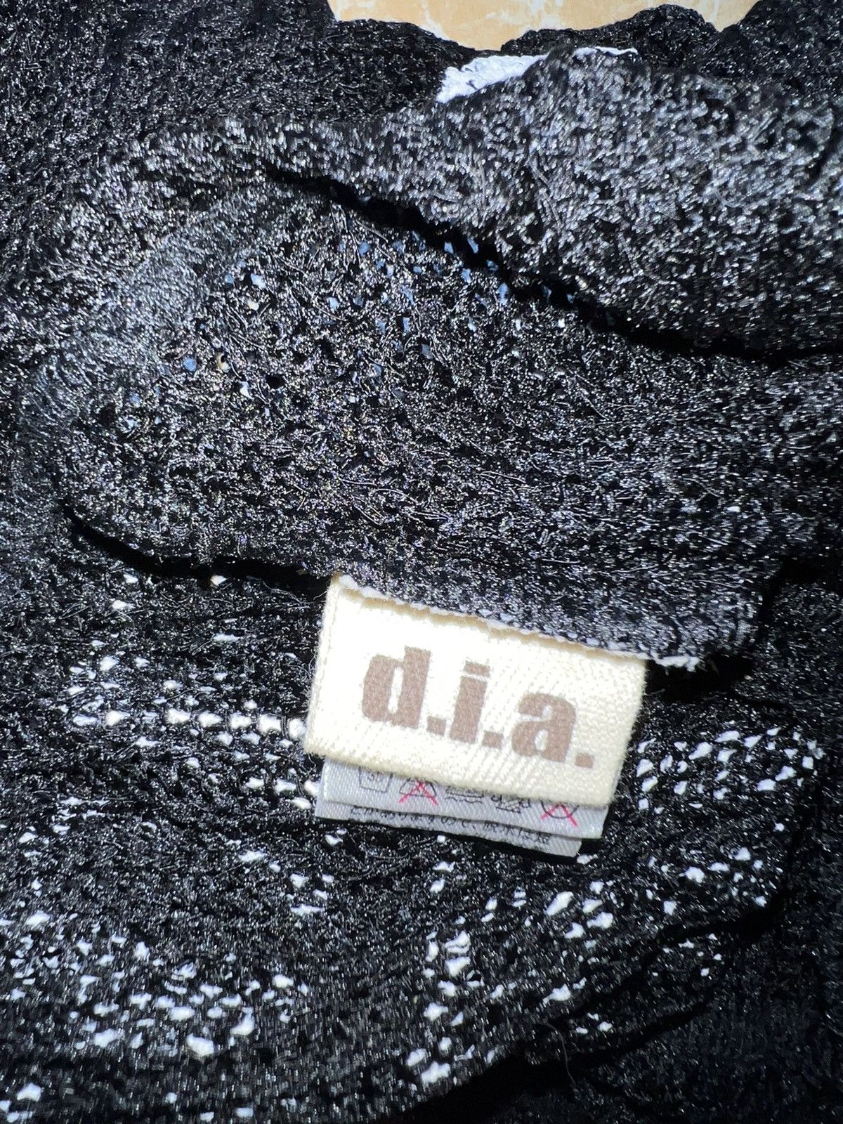 Japanese Brand Rare D.i.a. Specs chain necklace knit top 🖤☠️ Size ONE SIZE - 12 Thumbnail