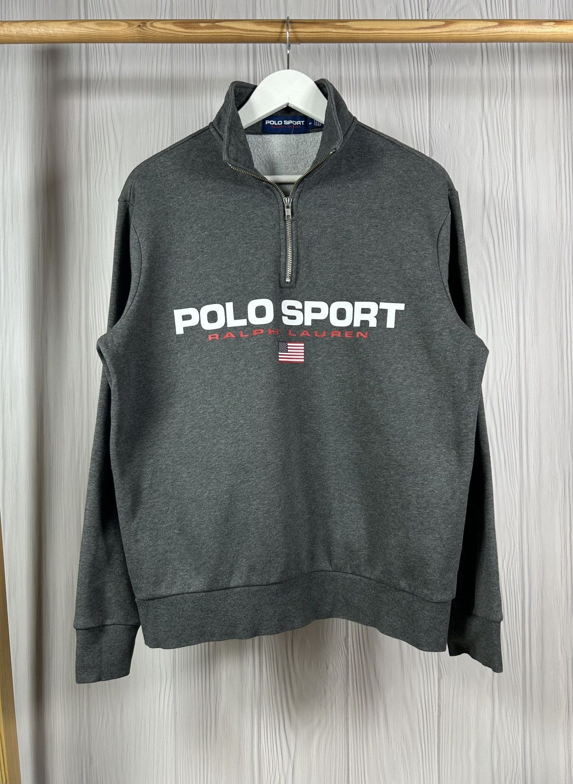 Polo Ralph Lauren Polo Sport Ralph Lauren USA Quarter Zip Sweatshirt Size M Size US M / EU 48-50 / 2 - 1 Thumbnail