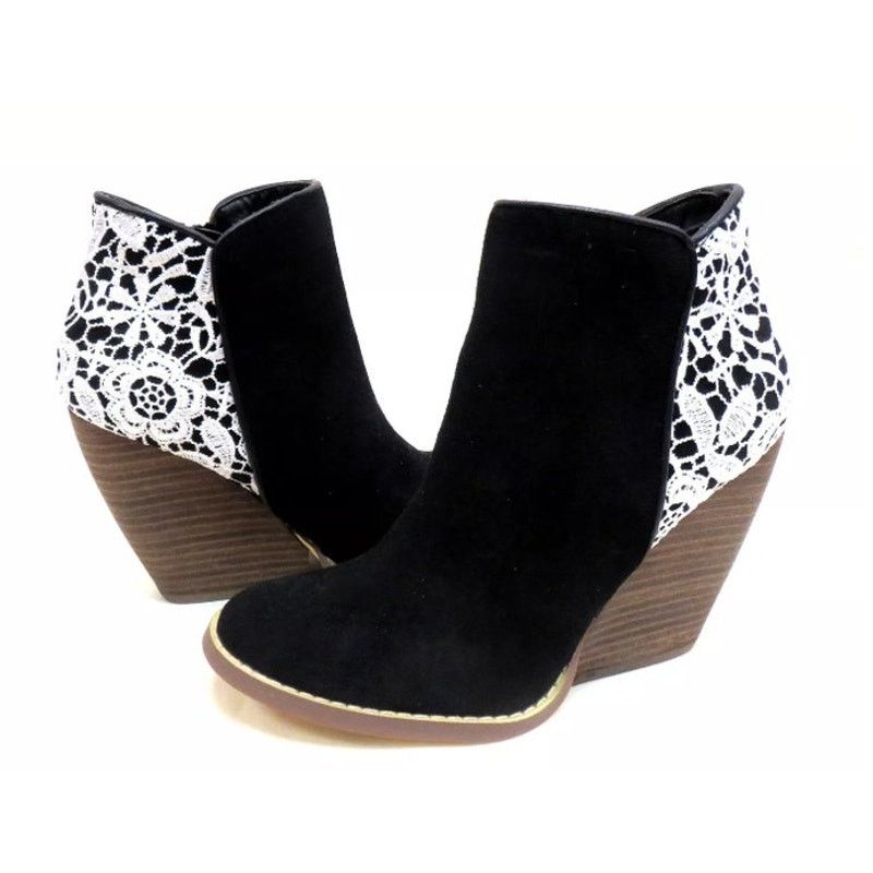 Other VERY VOLATILE Womens Leather Lace Ankle Boots Shoes Sz 7 NIB Size US 7 / IT 37 - 5 Thumbnail