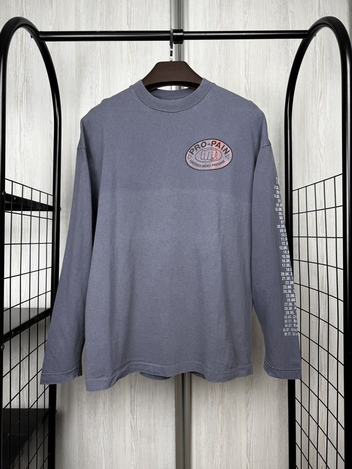Fruit Of The Loom Vintage Pro Pain Contents Under Pressure Tour 1996 90s Tee Size US XL / EU 56 / 4 - 2 Thumbnail