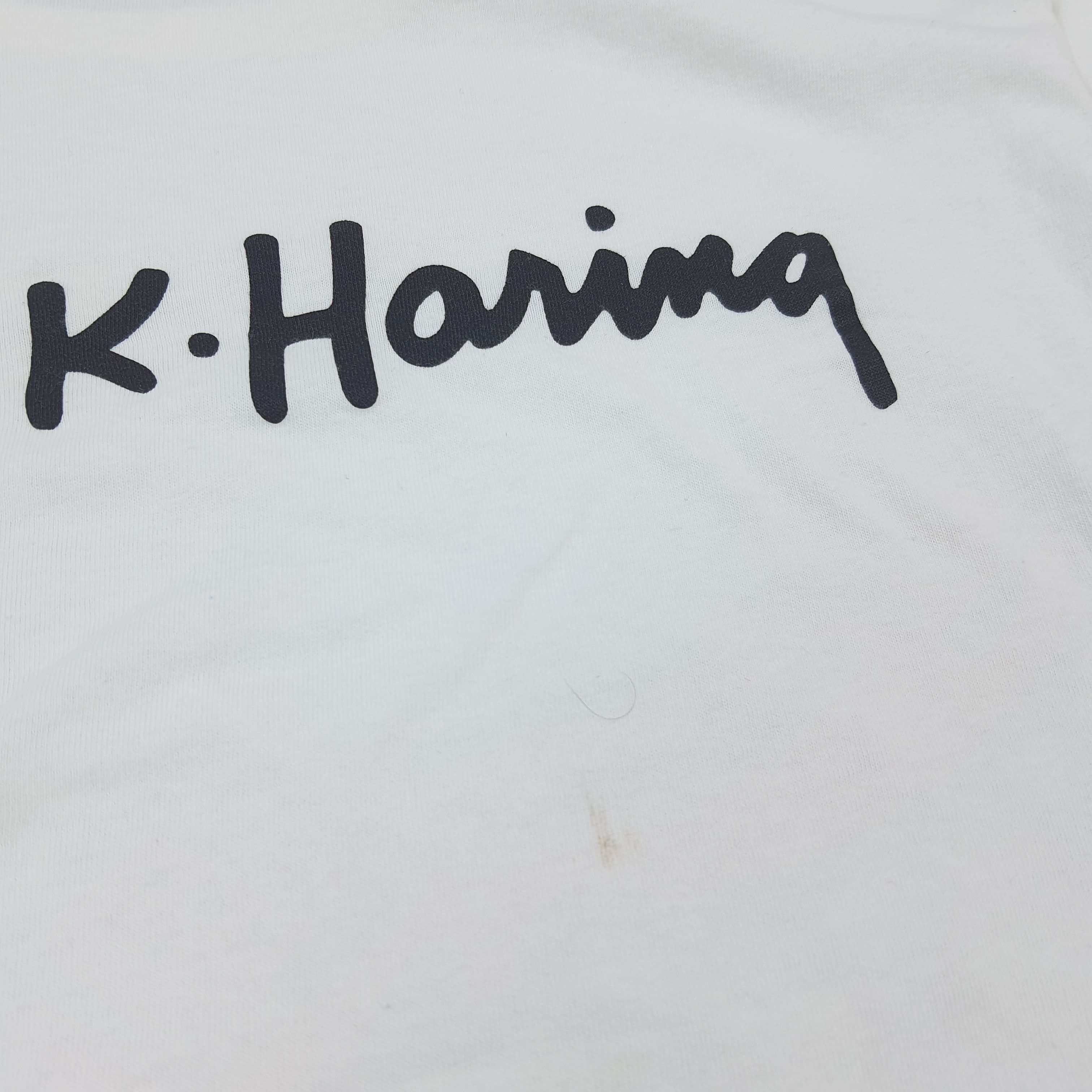 Keith Haring Vintage Keith Haring Doodles Art Streetwear Tshirt C294N78 Size US XL / EU 56 / 4 - 11 Thumbnail