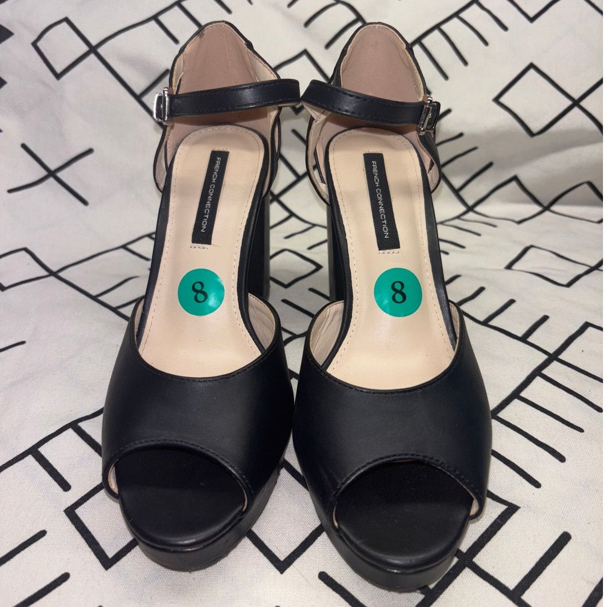 French Connection French Connection Platform Peep Toe Pumps Size US 8 / IT 38 - 2 Thumbnail