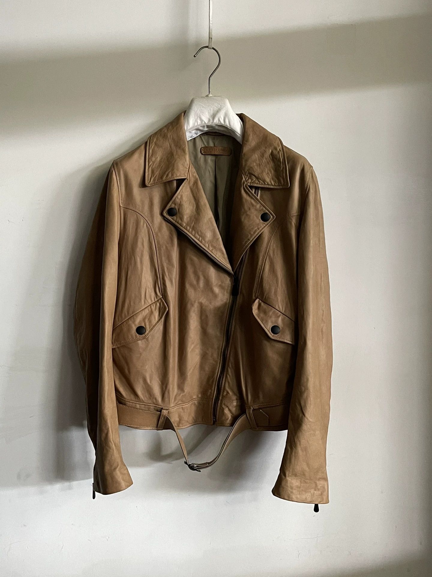 Bottega Veneta Bottega Veneta Biker Leather Jacket Size US S / EU 44-46 / 1 - 1 Thumbnail