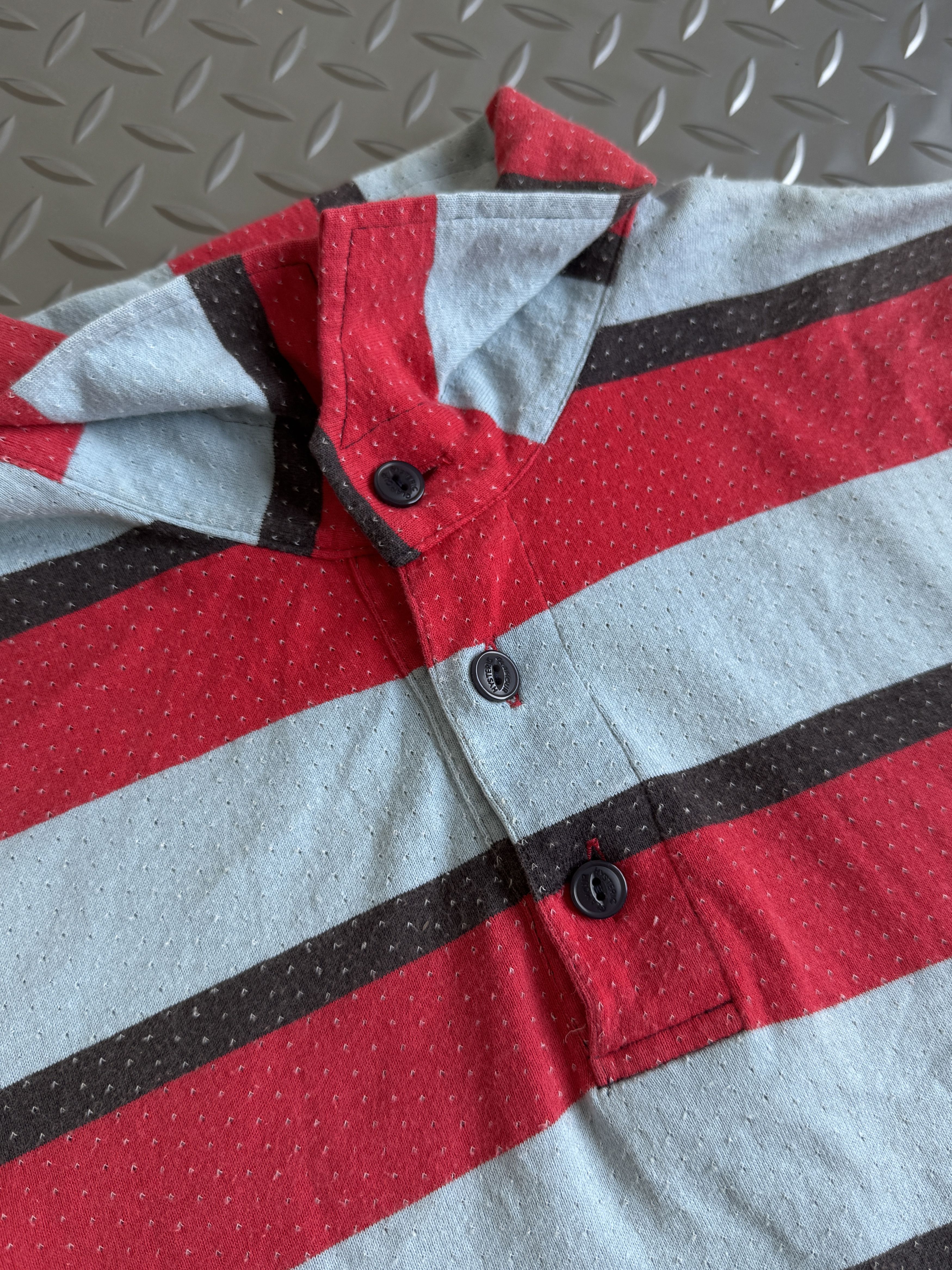 Hysteric Glamour Hysteric Glamour – Archive Striped Polo Shirt Size US S / EU 44-46 / 1 - 2 Thumbnail