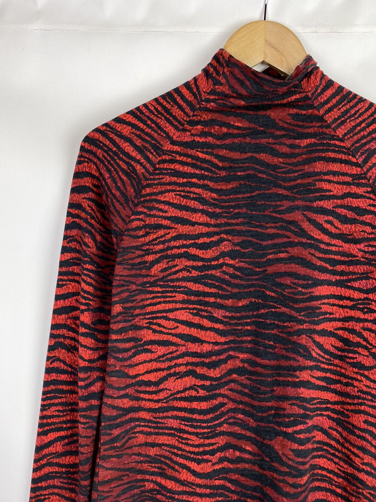 Kenzo Kenzo x H&M animal pattern high neck wool tunic blouse Size M / US 6-8 / IT 42-44 - 4 Thumbnail