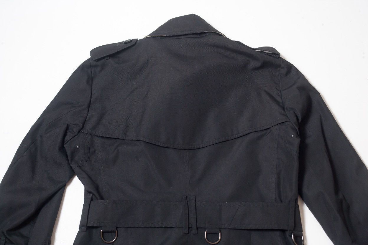 Burberry Burberry Sandringham Short Black Trench Coat Nova Check Size M / US 6-8 / IT 42-44 - 15 Thumbnail