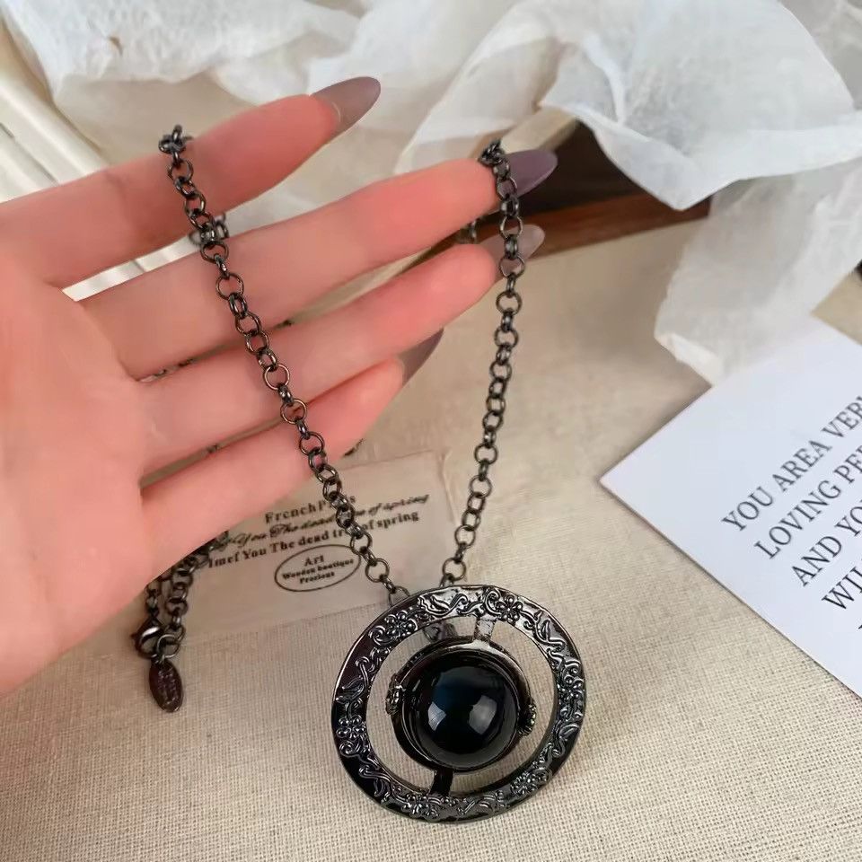 Jewelry Streetwear Punk Black Saturn Waist Chain Size ONE SIZE - 3 Thumbnail