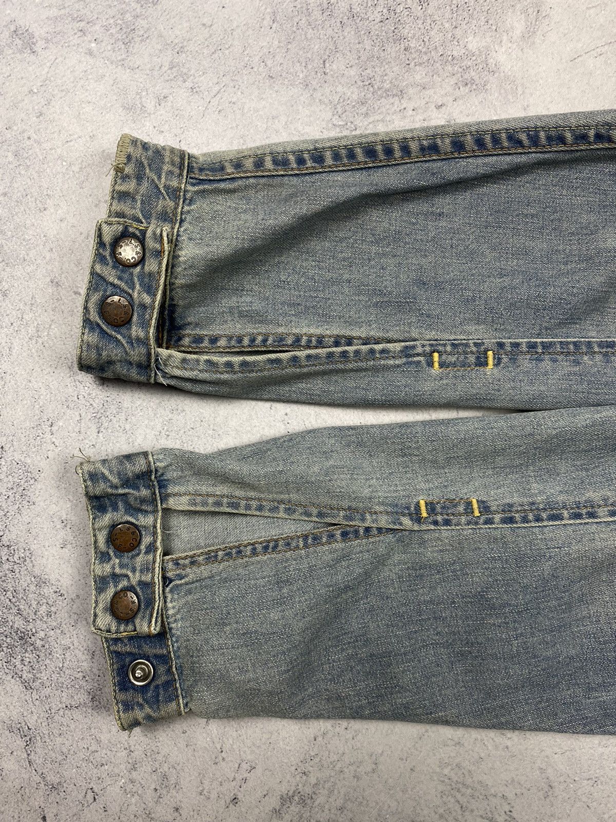 Levi's Vintage Levi’s Red Tab Denim Overshot Jacket Avant Garde Size US XS / EU 42 / 0 - 11 Thumbnail