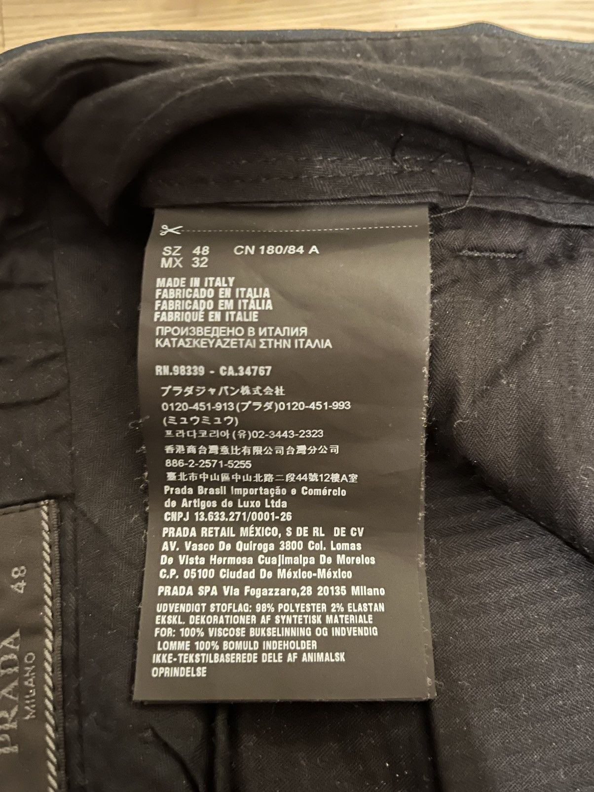 Prada Prada bootcut pleated tailors Size US 31 - 13 Thumbnail