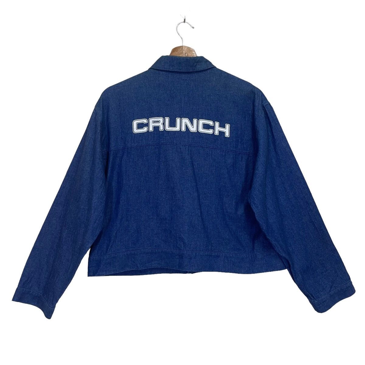 Japanese Brand VTG CRUNCH SKATERBOARDS DENIM JACKET Size S / US 4 / IT 40 - 8 Thumbnail