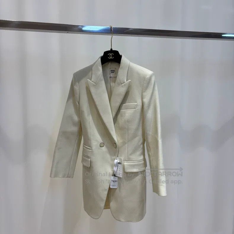 Hermes Hermes White Suit Jacket Size XXS / US 00 / IT 34 - 1 Thumbnail