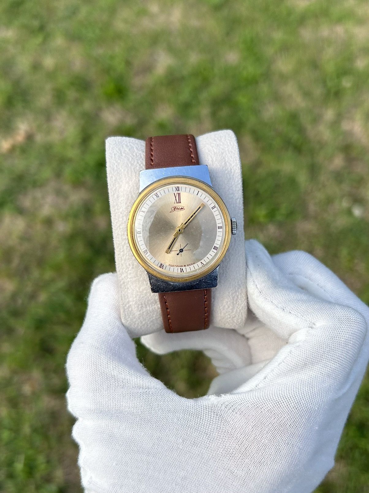 Vintage Watch Zim Soviet USSR Mechanical Authentic 1970s