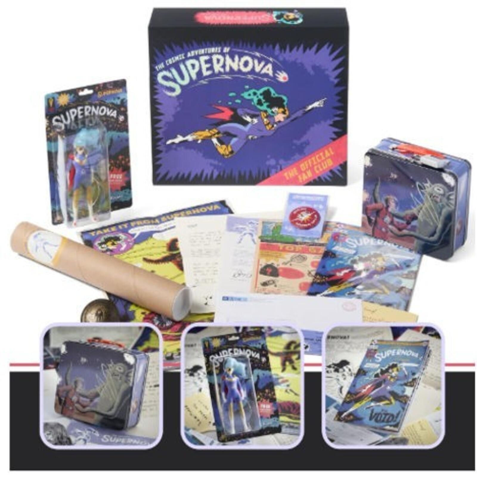 Branded Leather Supernova Comic Book Mystery Game – Sci-Fi Puzzle Solving Size ONE SIZE - 3 Thumbnail