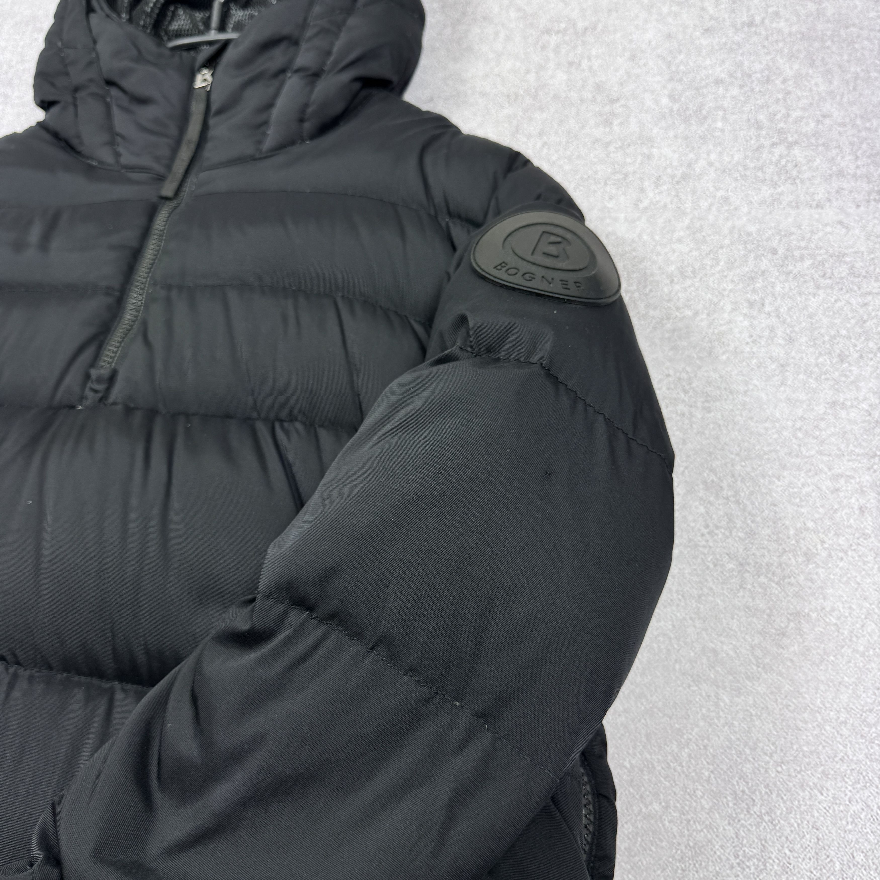 Bogner Men`s BOGNER Puffer Black Embroidered Logo Anorak Ski Jacket Size US L / EU 52-54 / 3 - 8 Thumbnail