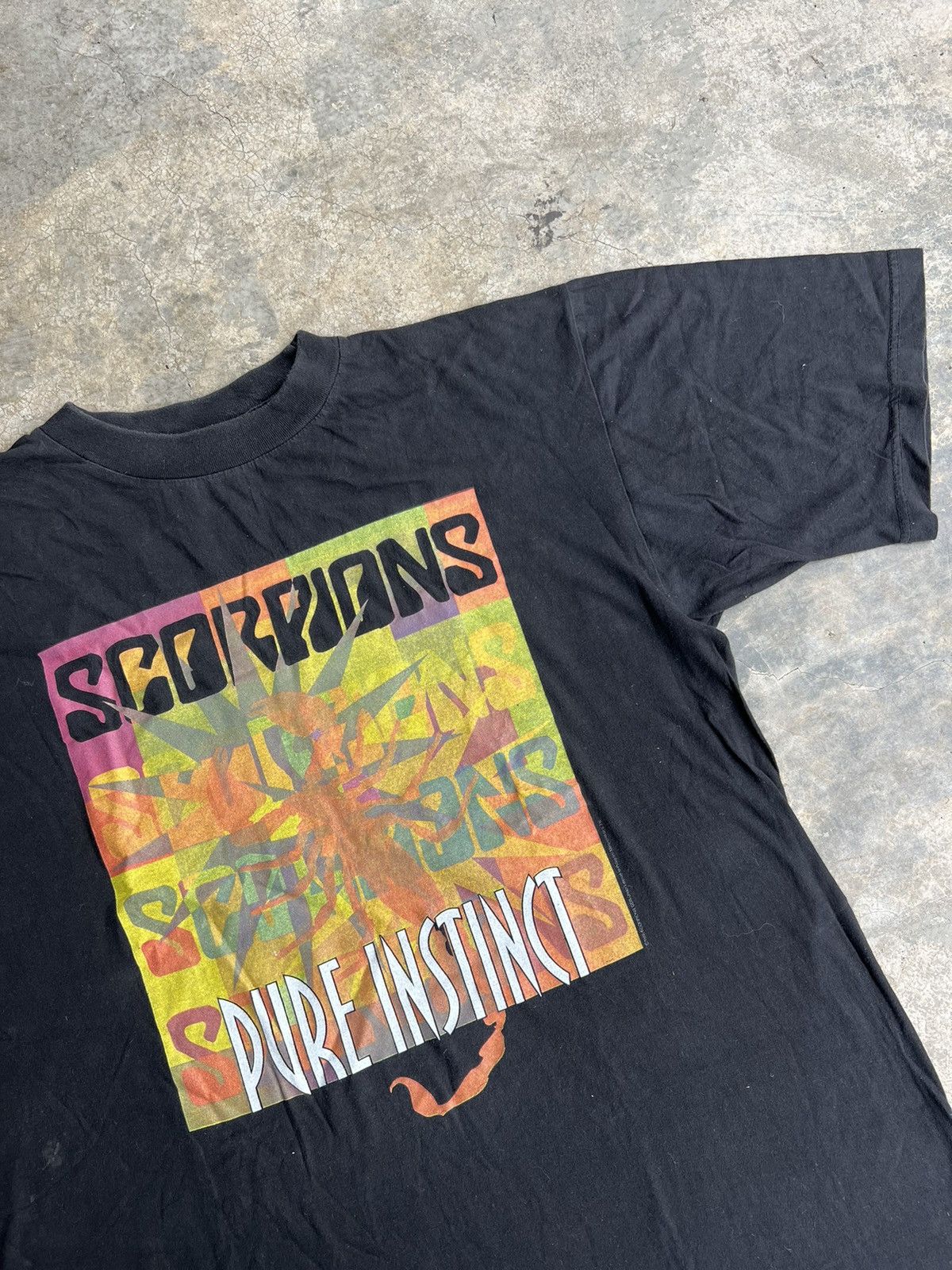Band Tees × Vintage Vintage Scorpions Pure Instinct 1996 Tour Band Tees Size US L / EU 52-54 / 3 - 5 Thumbnail