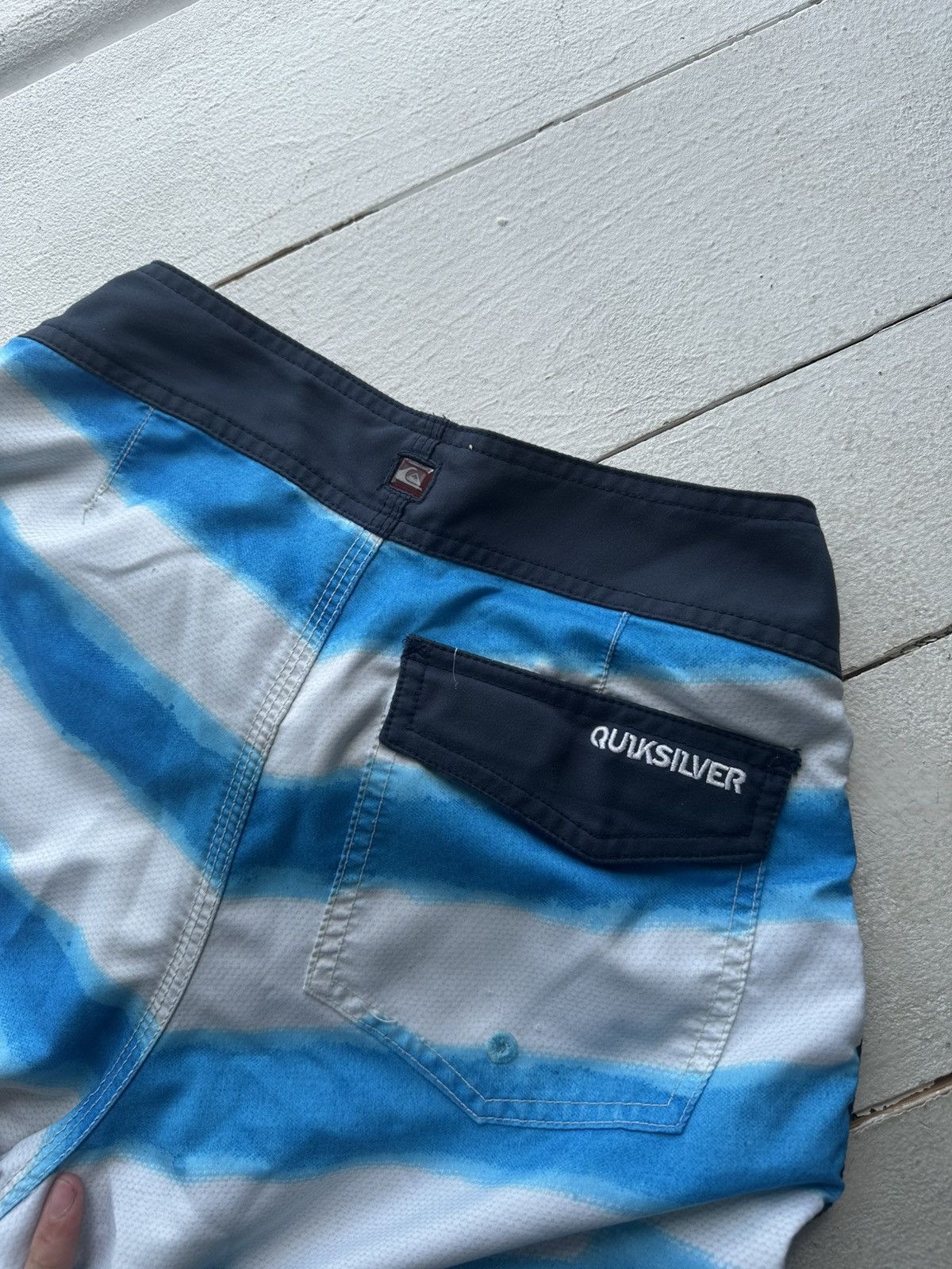 Quiksilver 🚨Vintage Quiksilver 25sz Shorts Big Logo Y2K Style 90s Surf Size US 26 / EU 42 - 8 Thumbnail