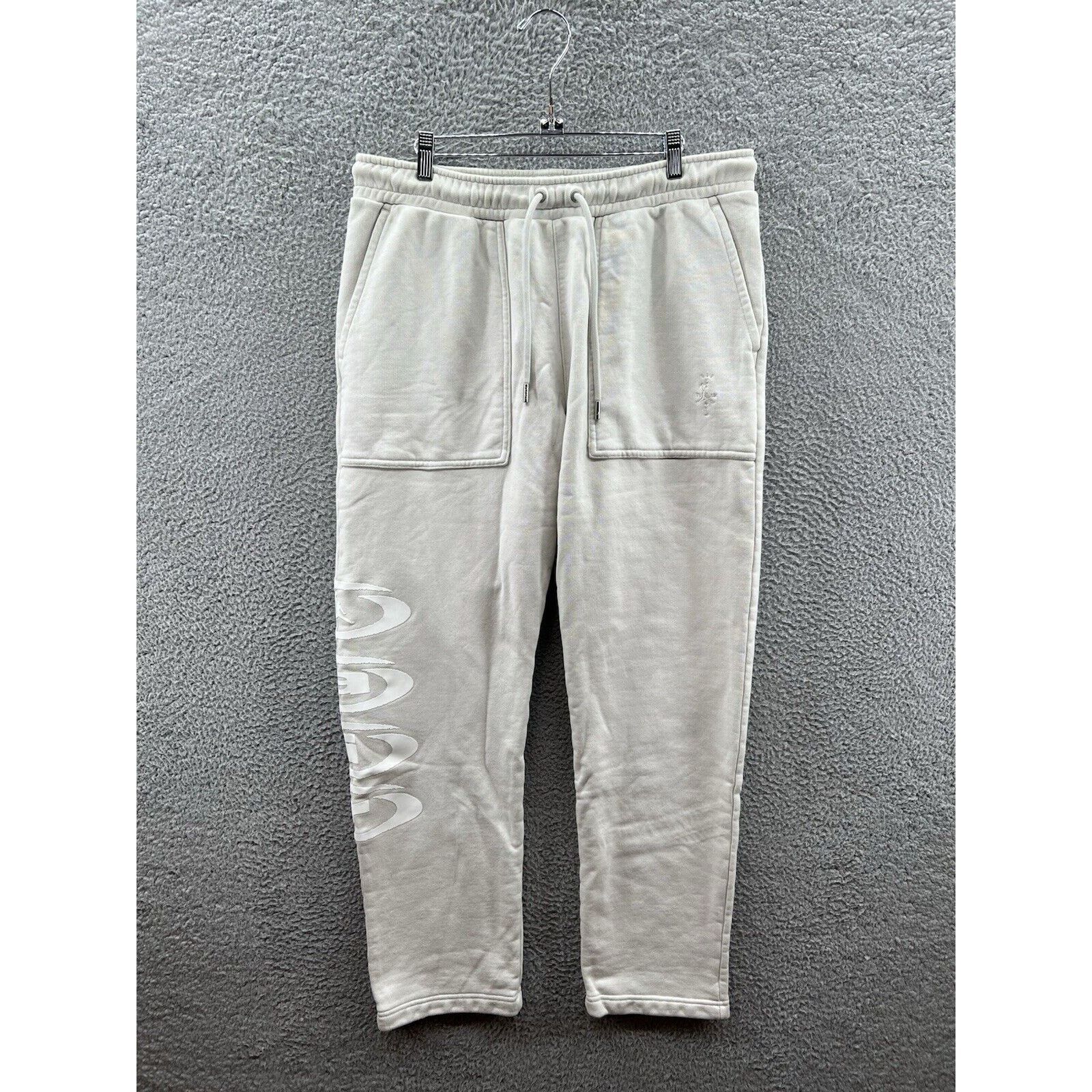 Jordan Brand Jordan Travis Scott Fleece Pants Palomino Bone DZ5508-072 Size US 34 / EU 50 - 1 Thumbnail