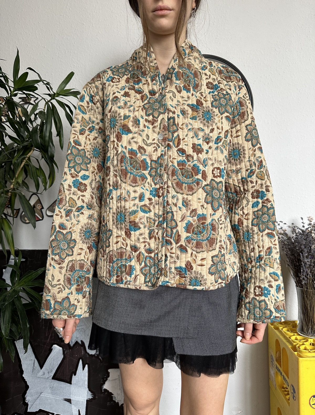 Japanese Brand × Seditionaries Reversible Quilted Asian Style 2 Side Floral Jacket Size ONE SIZE - 3 Thumbnail