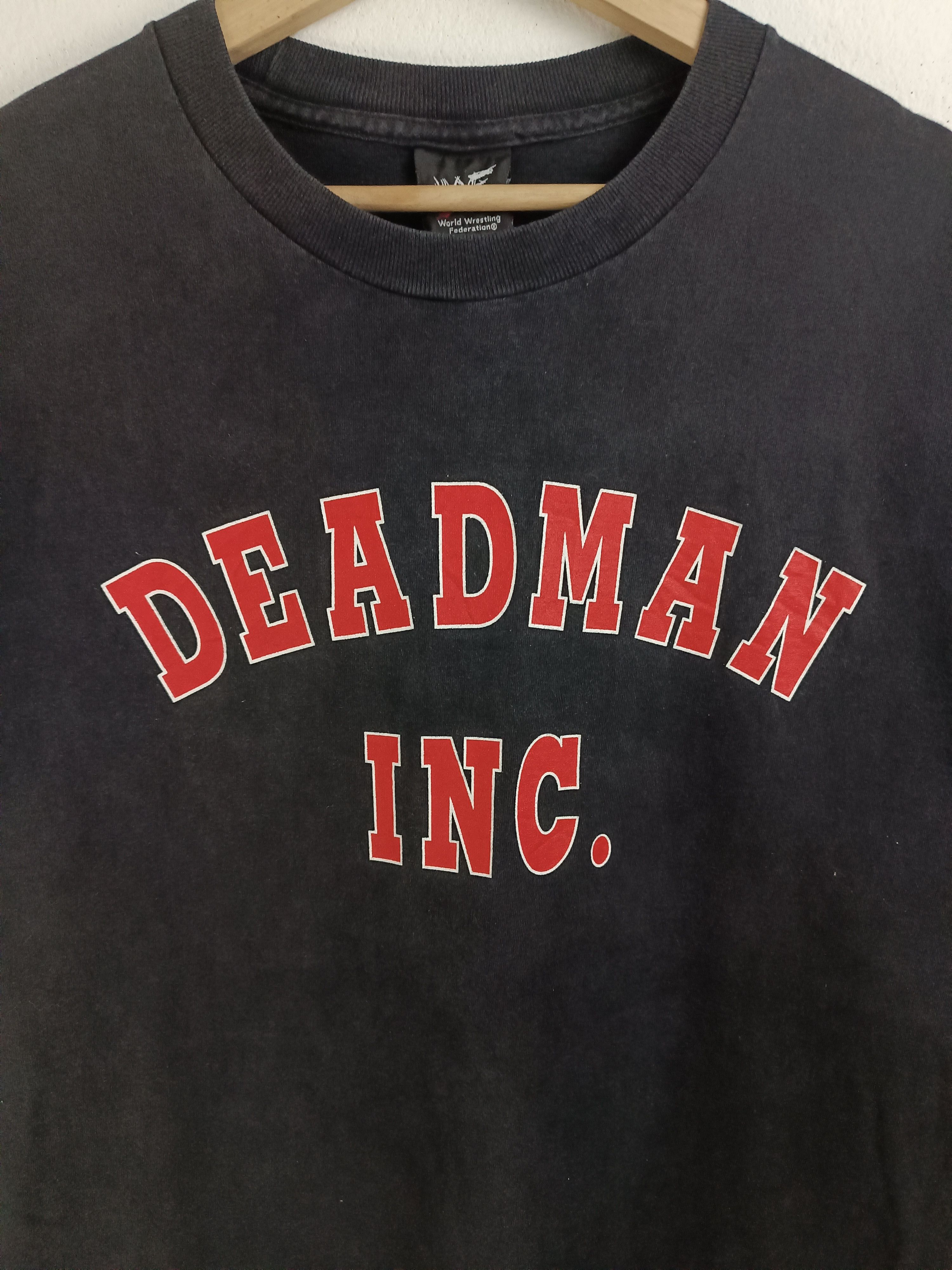 WWE VINTAGE 2000s DEADMAN INC THE UNDERTAKER FADED WWF WWE TEE Size US L / EU 52-54 / 3 - 10 Thumbnail