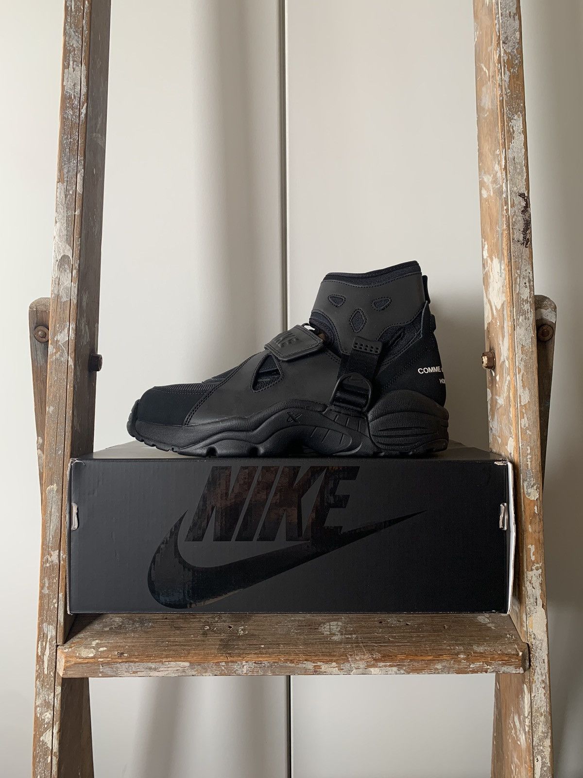 Comme des Garcons Homme Plus × Nike NIKE COMME DES GARÇONS HOMME PLUS CARNIVORE BLACK SNEAKERS Size US 8 / EU 41 - 1 Thumbnail