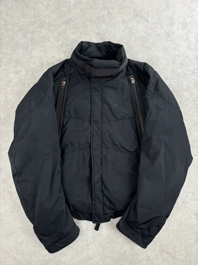 Marithe + Francois Girbaud AW2007 Marithé + François Girbaud Black Multi Zips Puffer Jacket Size US L / EU 52-54 / 3 - 1 Thumbnail