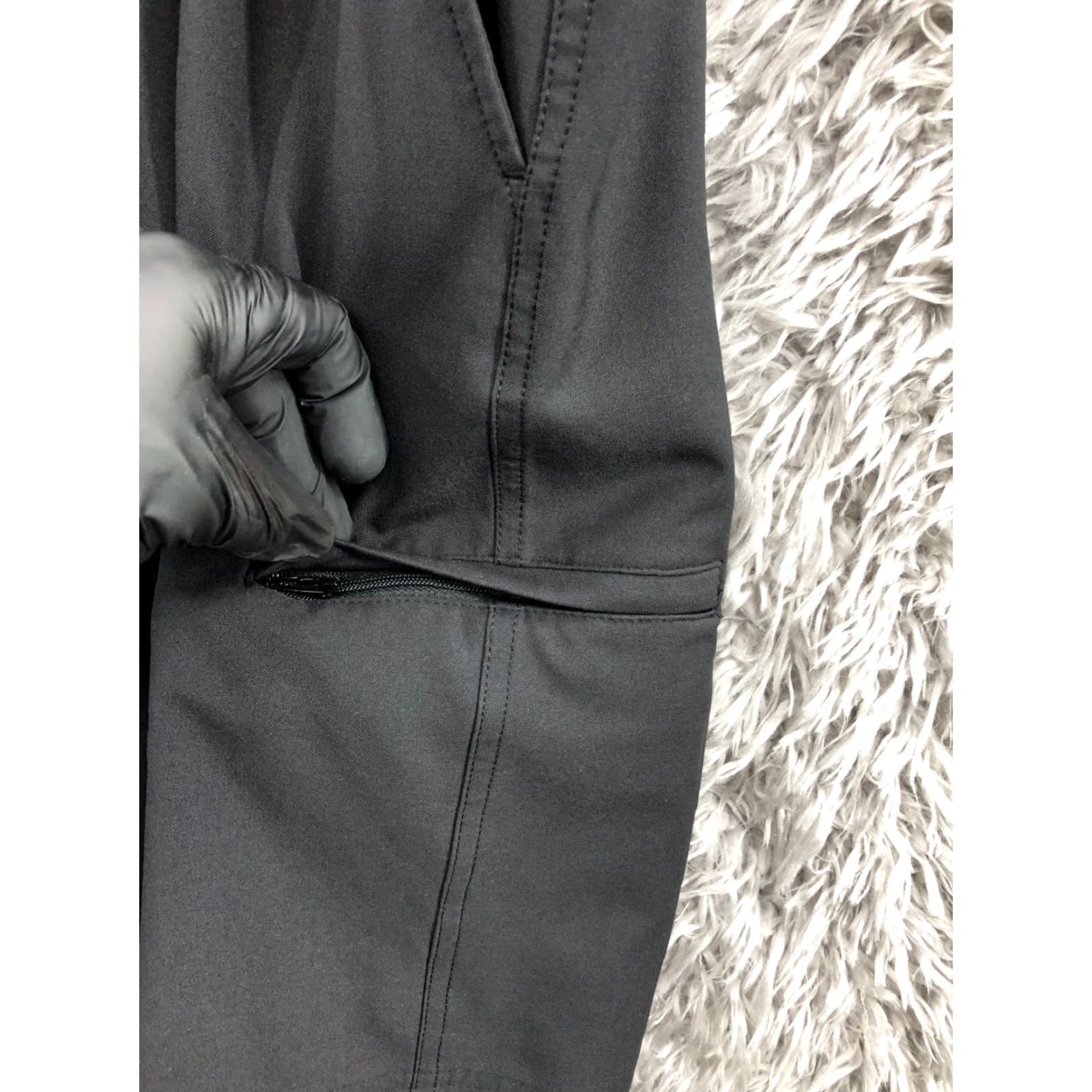 Vintage Pebble Beach Mens Bermuda Shorts Size 36 Dark Wash Black Mid Rise 5-Pocket Regular Inseam 10in Cotton Blend Logo Size US 36 / EU 52 - 4 Thumbnail