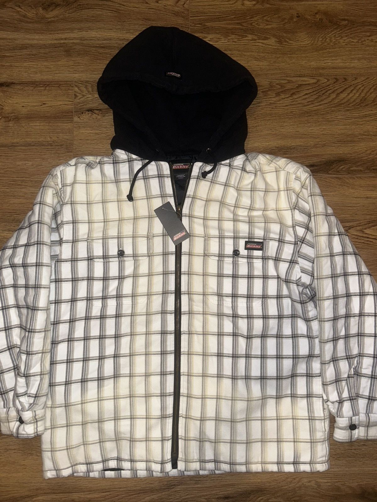 Dickies × Supreme Supreme x Dickies Plaid Hooded Zip Up Size US S / EU 44-46 / 1 - 1 Thumbnail