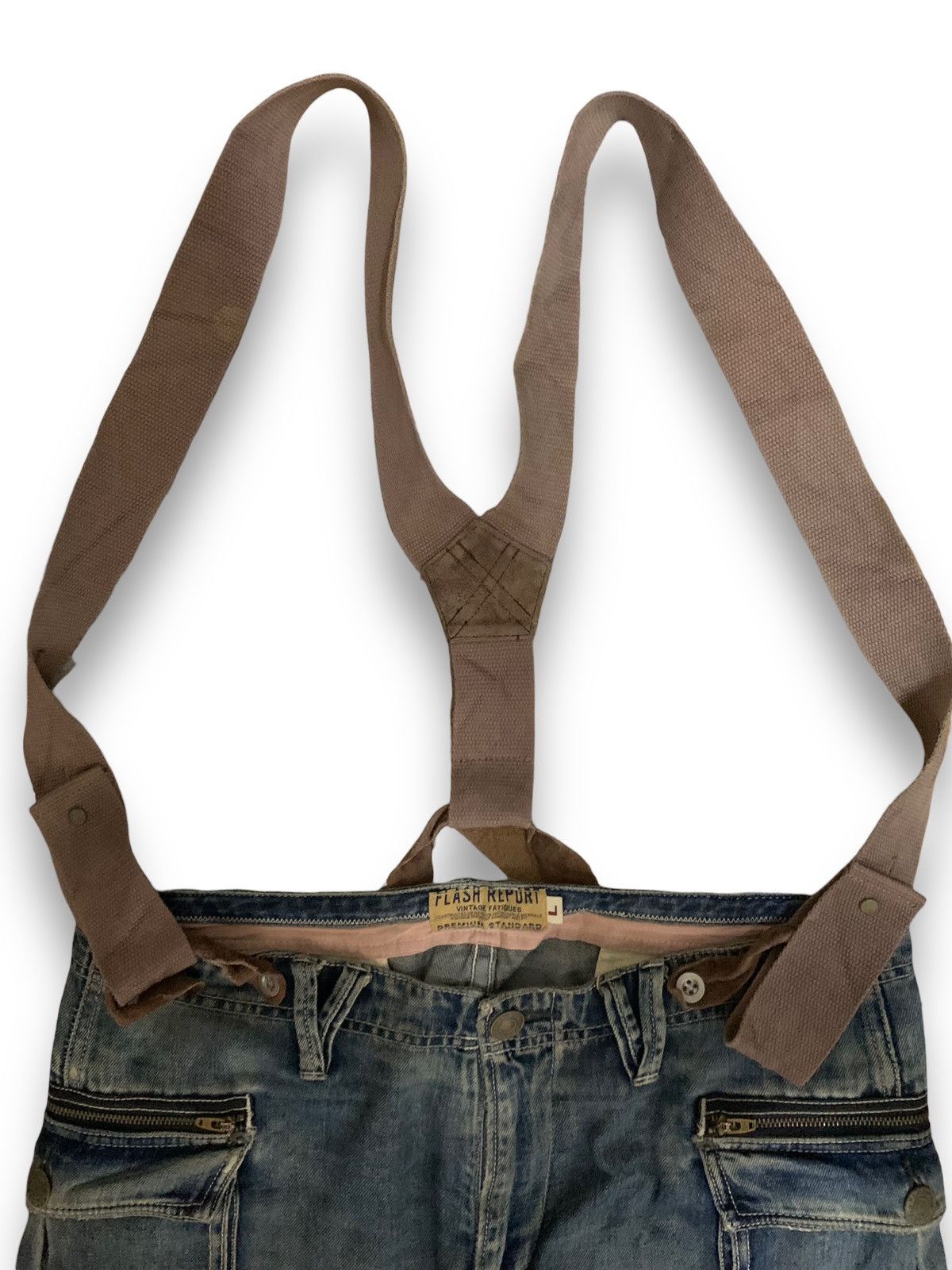 Japanese Brand Vintage Japanese Brand Mud Wash Baggy Fatigue Bush Jeans Size US 34 / EU 50 - 20 Thumbnail