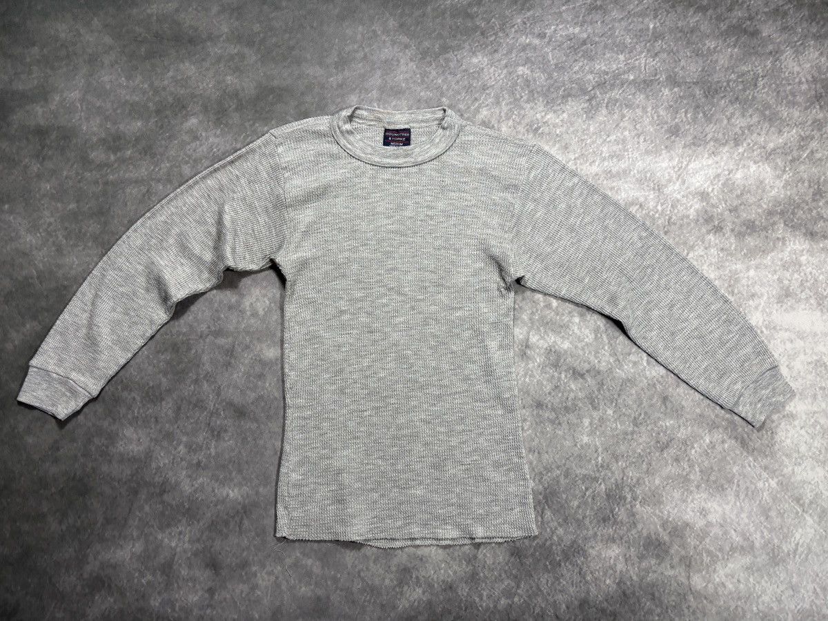 Vintage Vintage Thermal Base Layer 80s 90s Waffle Blank Made in USA Size US XS / EU 42 / 0 - 12 Thumbnail