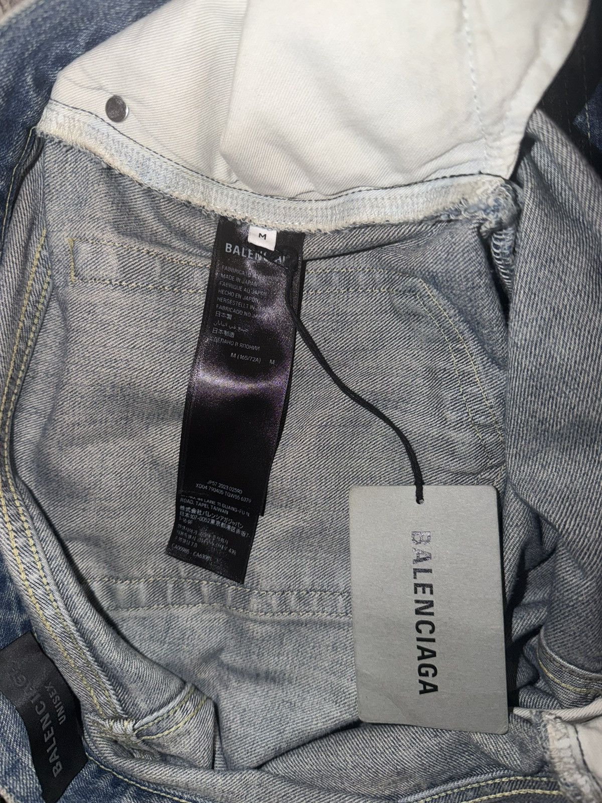 Balenciaga o1srvl11e0425 Flared Denim Pant in Blue Size US 32 / EU 48 - 8 Thumbnail
