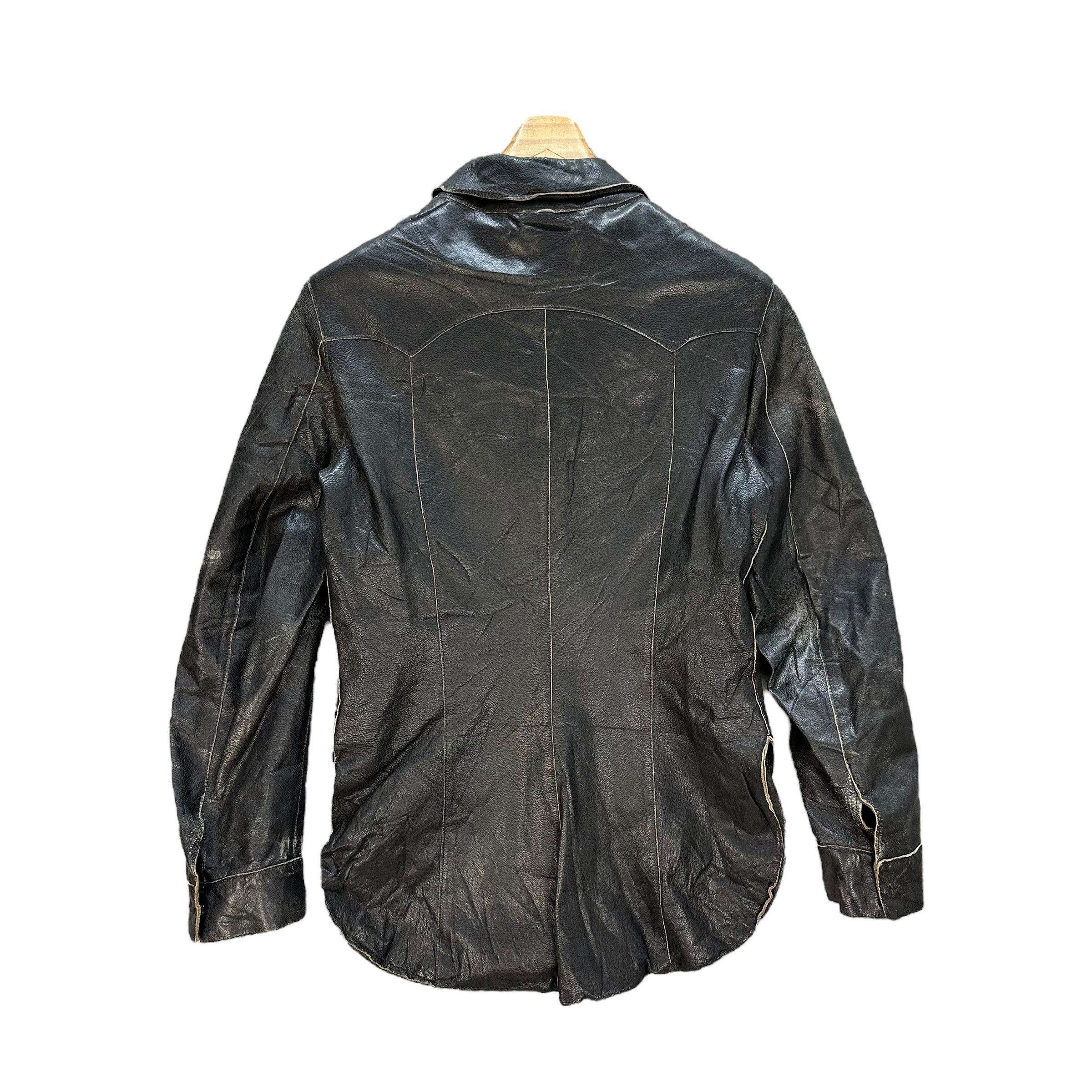 Vintage MARCO TAGLIAFERRI Vintage Leather Jacket #012-1426 Size M / US 6-8 / IT 42-44 - 9 Thumbnail