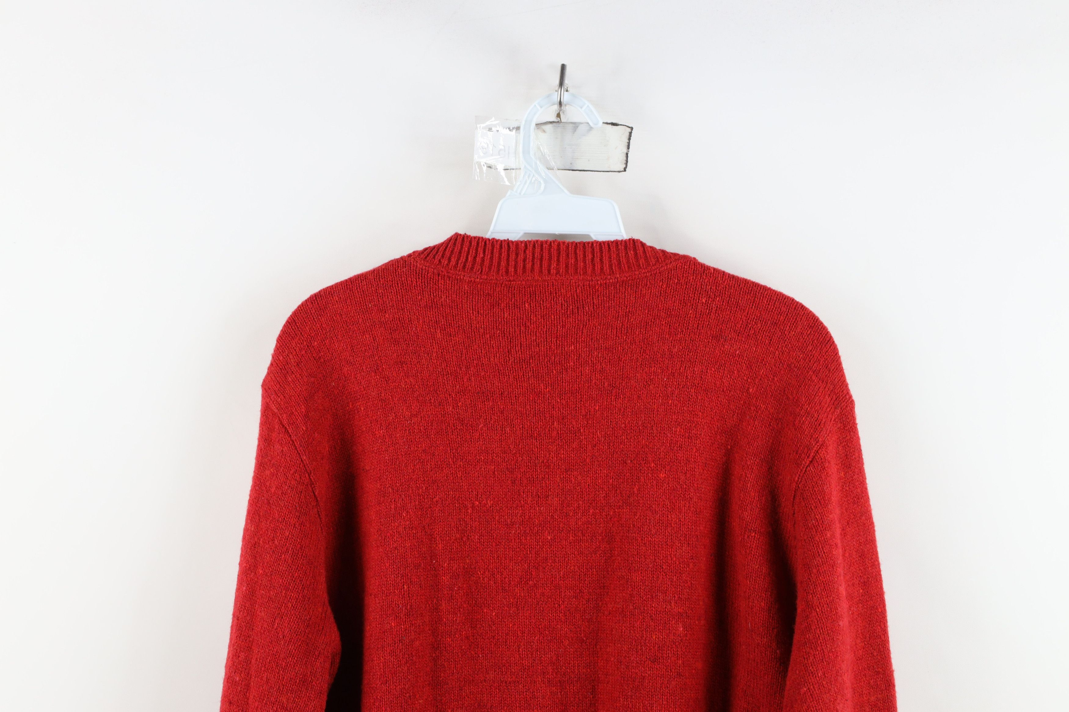 Vintage Vintage 90s Streetwear Fleck Wool Blend Knit Sweater USA Size L / US 10 / IT 46 - 9 Thumbnail