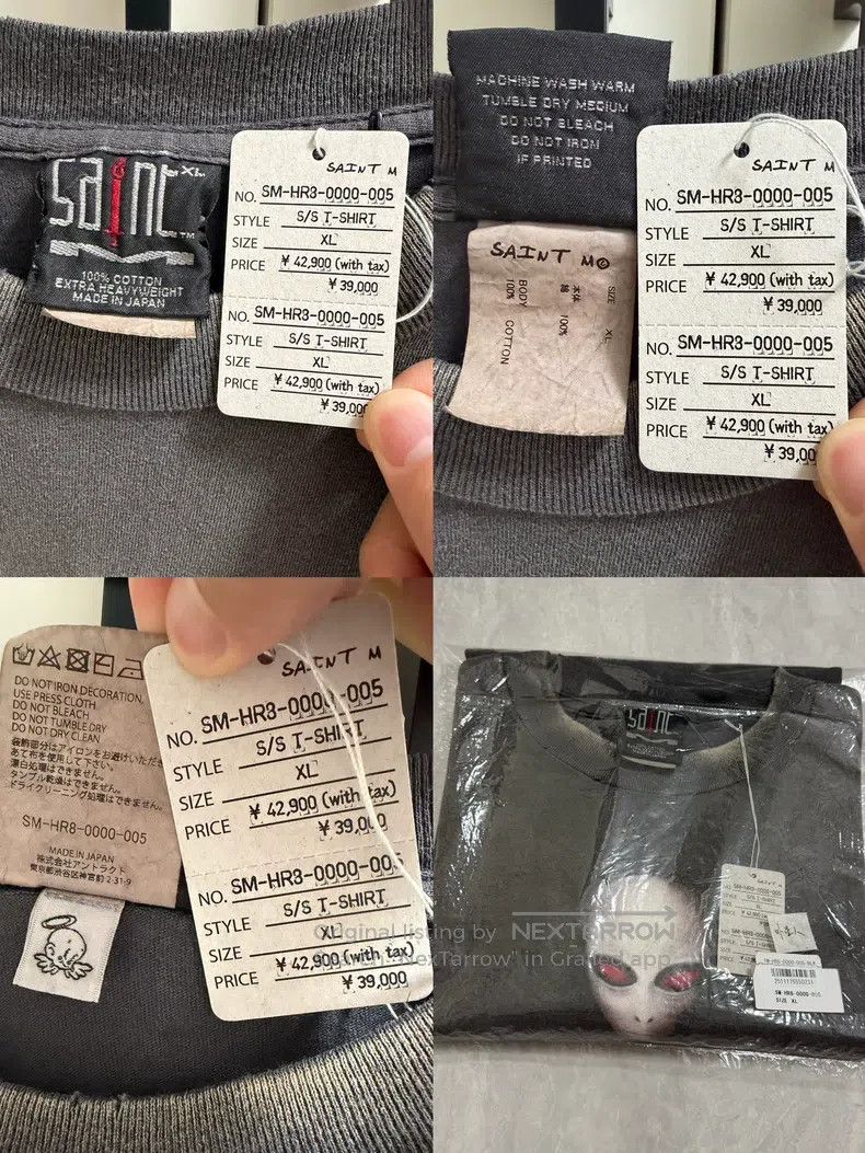 Saint Michael Saint Michael Alien washed old short sleeves Size US XL / EU 56 / 4 - 9 Thumbnail