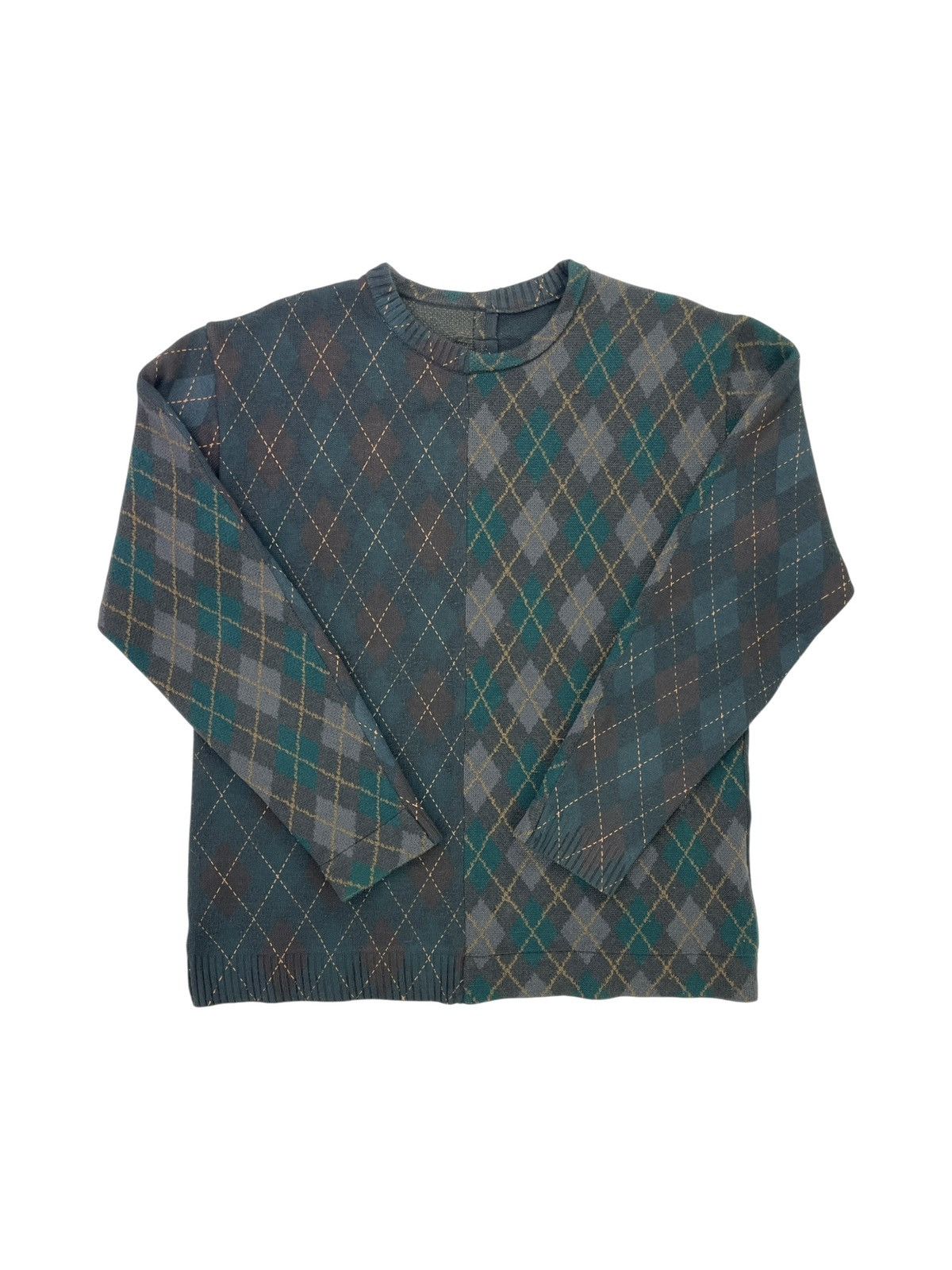 Undercover 00AW Melting Pot - Hybrid Split Knit Sweater Size US L / EU 52-54 / 3 - 3 Thumbnail