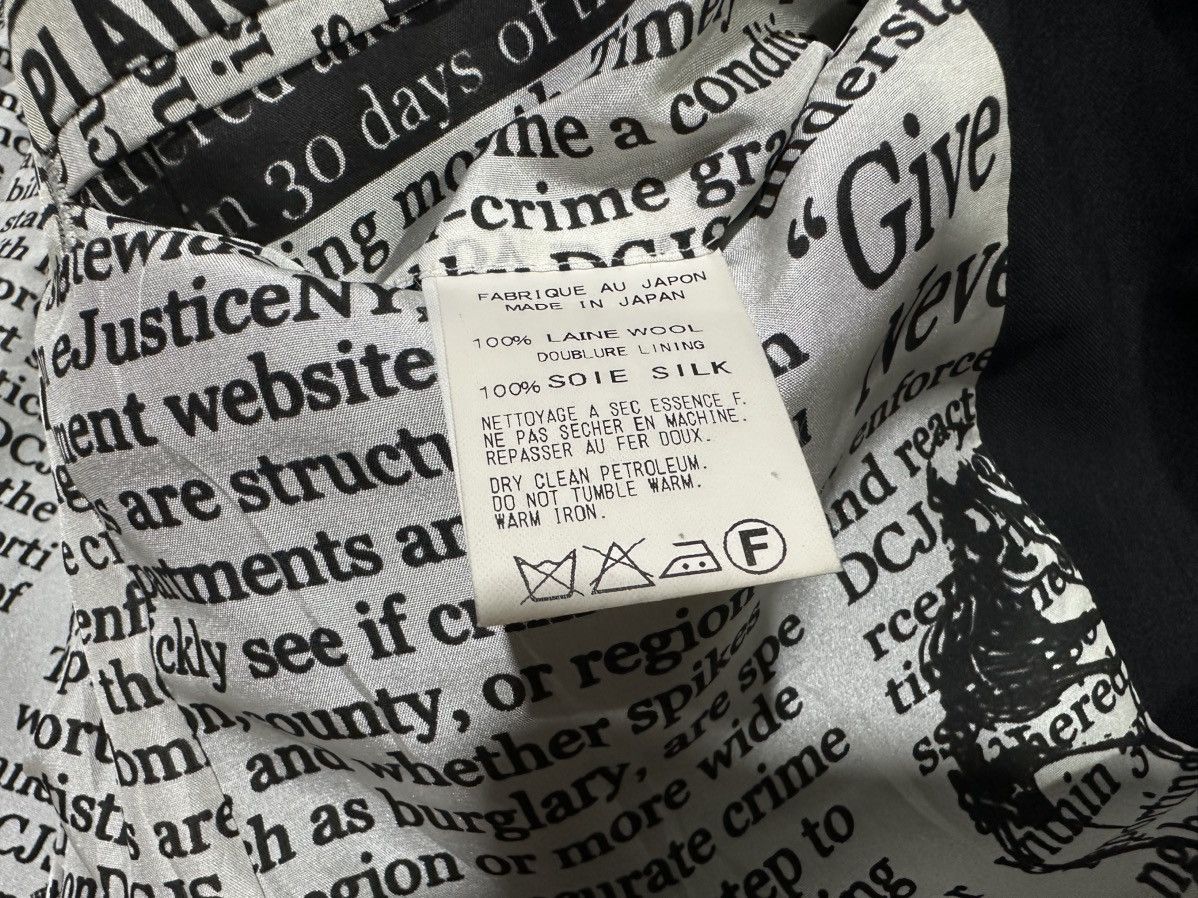Japanese Brand 🔥Japanese Archived Mando Poem Blazer Like Yohji Yamamoto Size US M / EU 48-50 / 2 - 11 Thumbnail