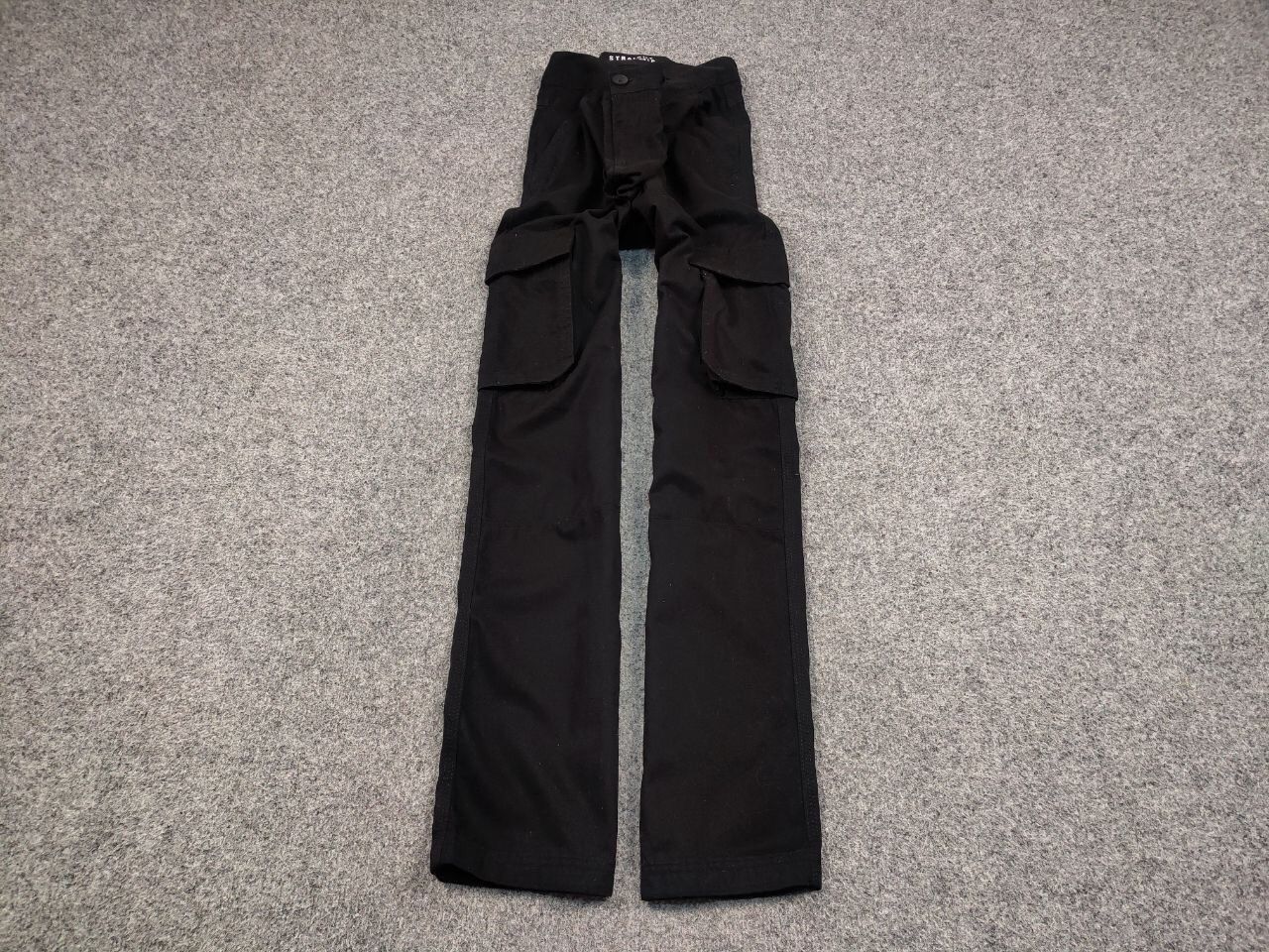 Japanese Brand Vintage Japan style Black Cargo Straight Fit Pants Y2K Size US 34 / EU 50 - 2 Thumbnail