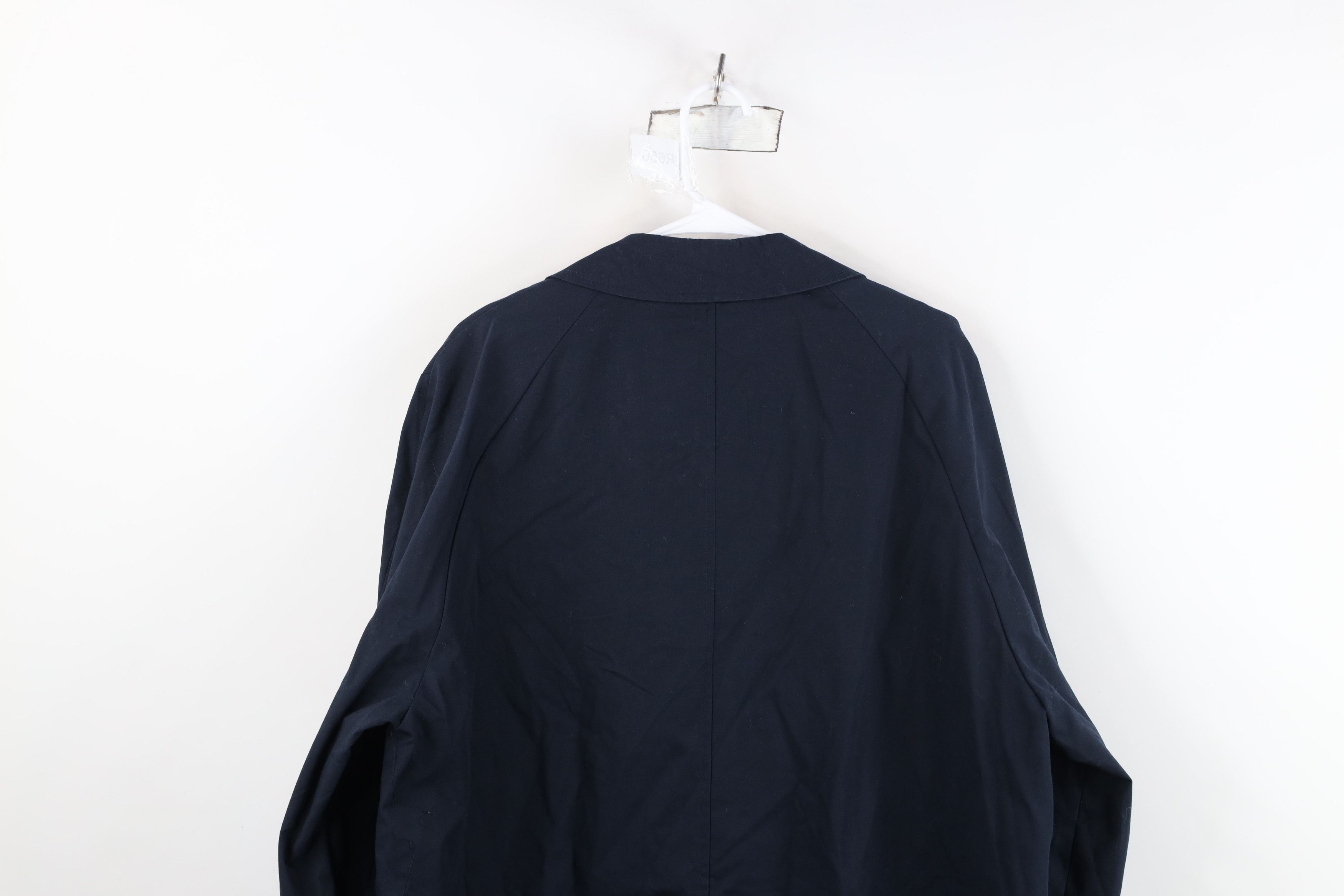 Vintage Vintage 70s Streetwear Lined Trench Coat Rain Jacket Blue Size US XXL / EU 58 / 5 - 14 Thumbnail