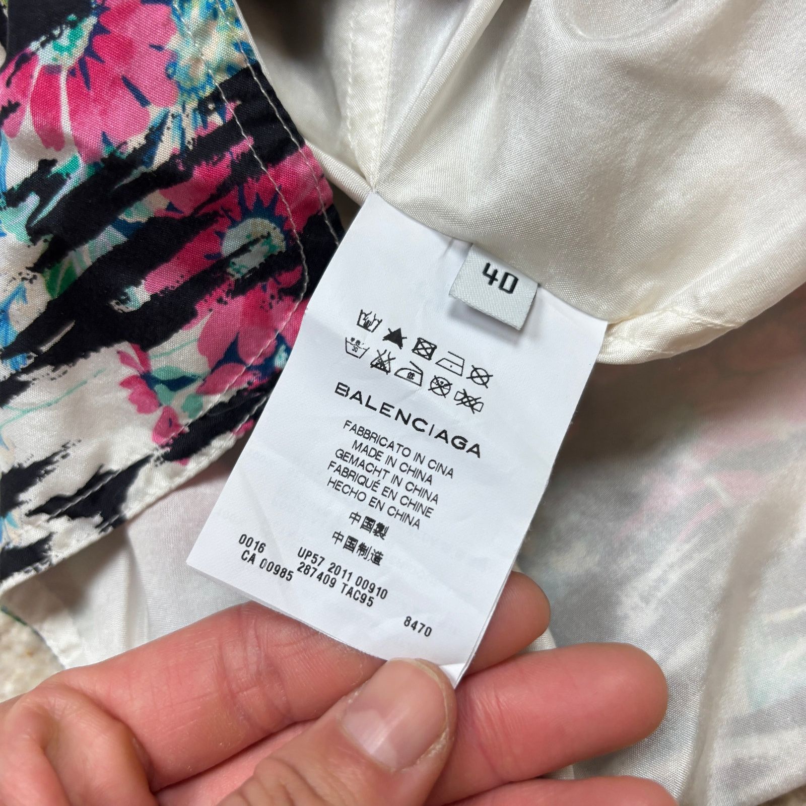 Balenciaga Balenciaga Silk Digitized Zebra Print Blazer Jacket Size 40 Size S / US 4 / IT 40 - 7 Thumbnail