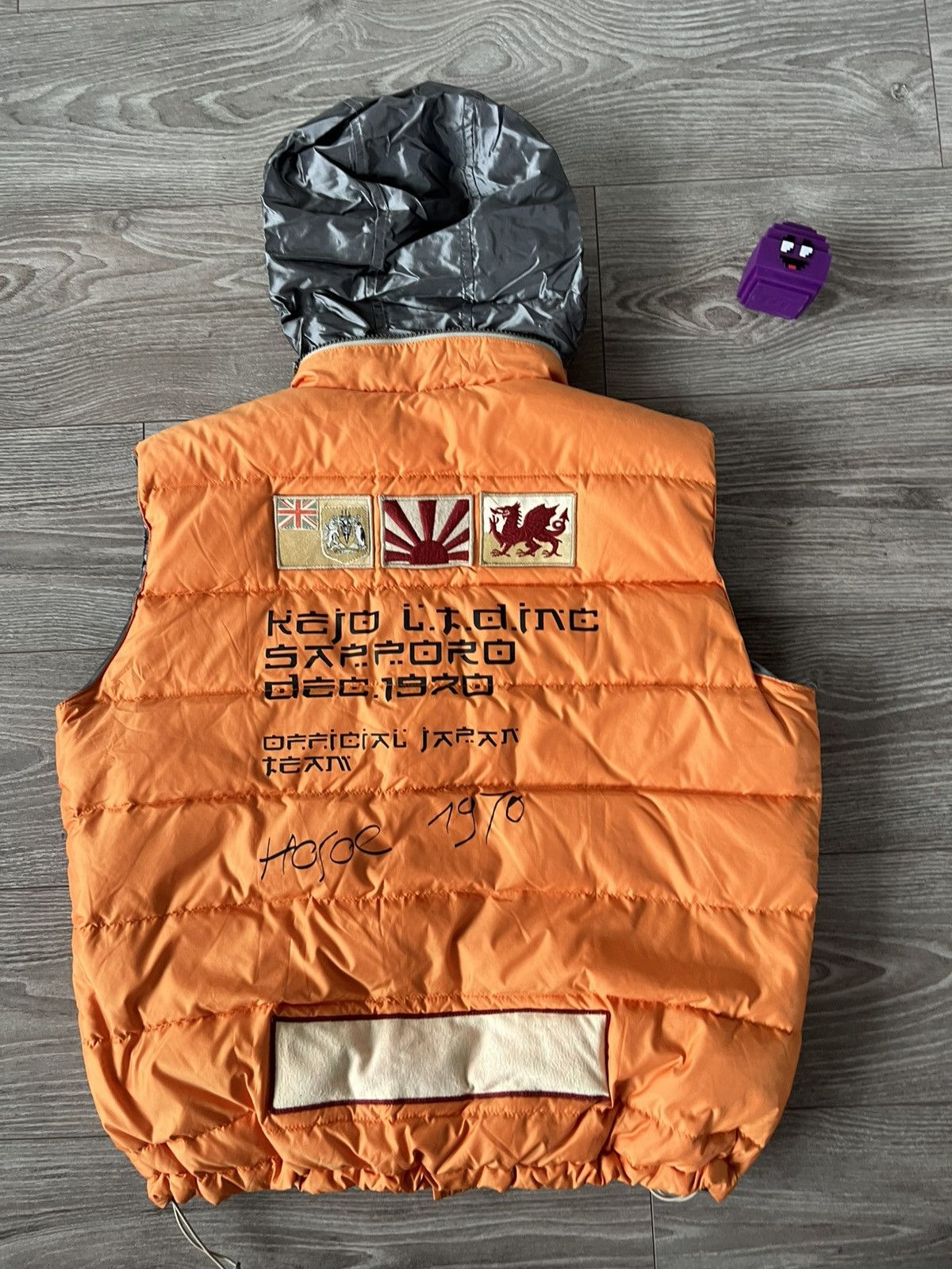 Vintage Vintage Kejo Gaijin Limited Big Logo Goose Down Puffer Vest Size US M / EU 48-50 / 2 - 18 Thumbnail