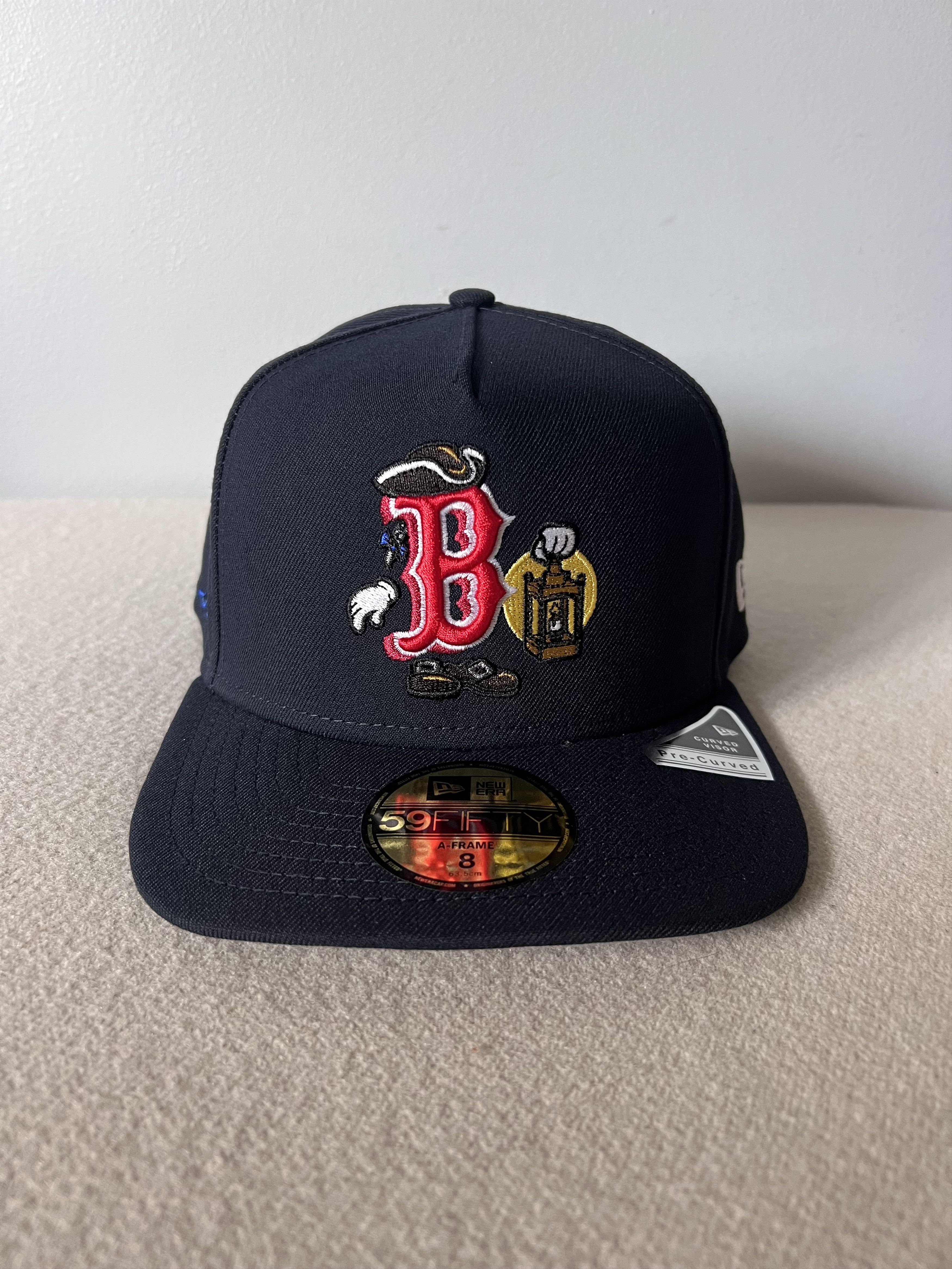 New Era Sz 8 New Era 59FIFTY Boston Red Sox Cartoon Pack Fitted Hat Size ONE SIZE - 1 Thumbnail