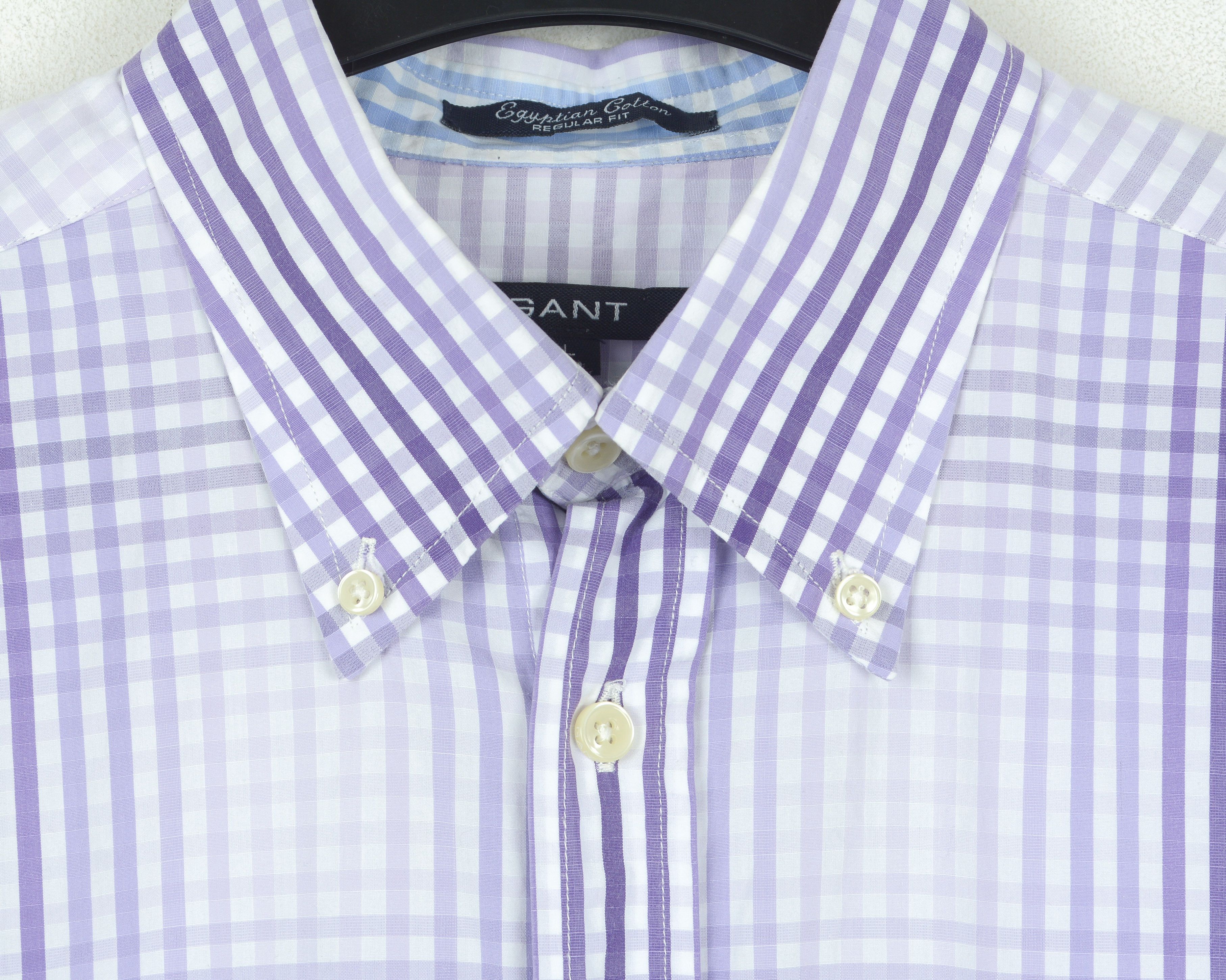 Gant 'Egyptian Cotton' L Button Up Shirt Regular Fit Check Cotton Size US L / EU 52-54 / 3 - 3 Thumbnail