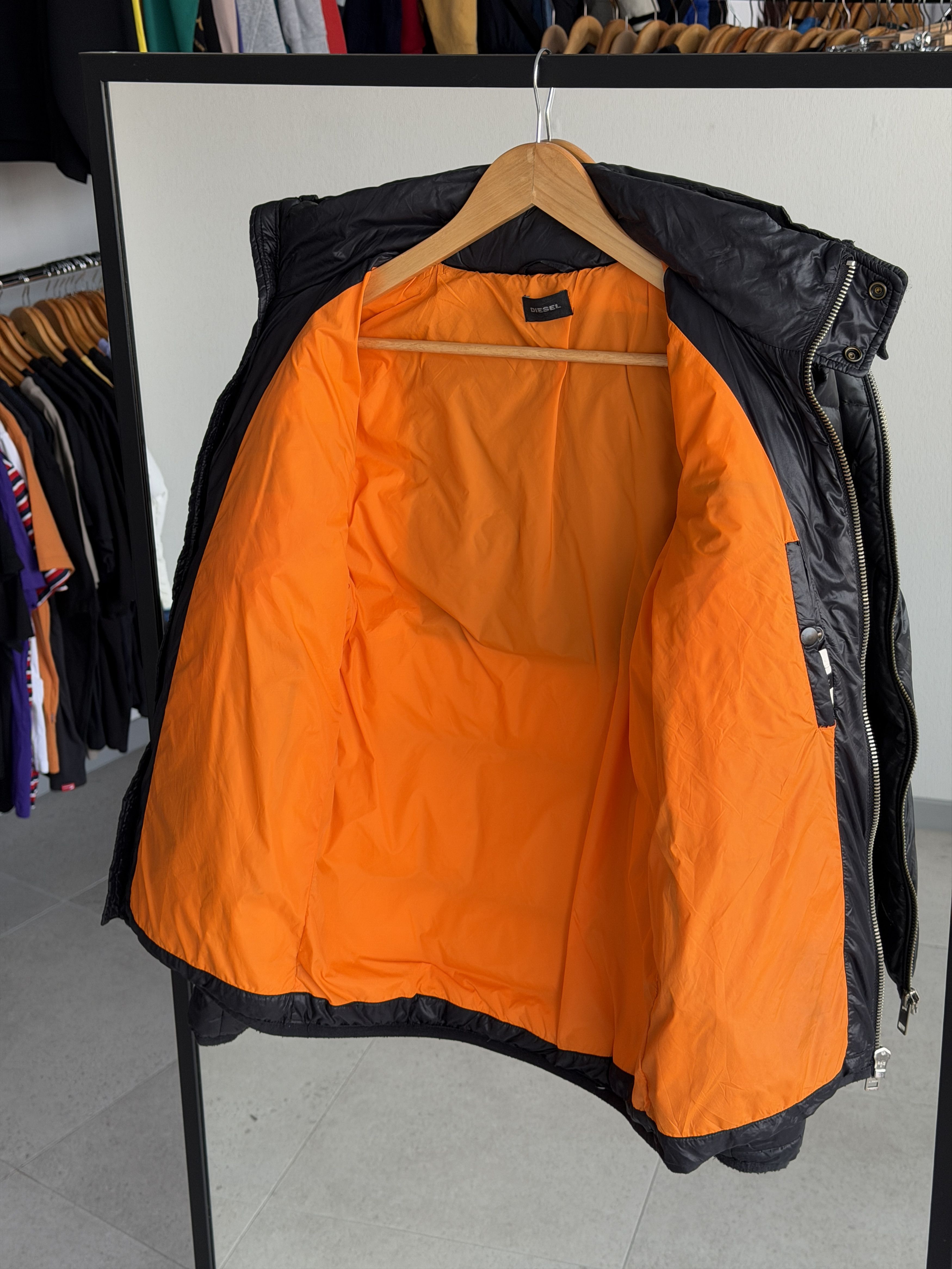 Diesel diesel vintage down jacket size M y2k black Size US M / EU 48-50 / 2 - 4 Thumbnail