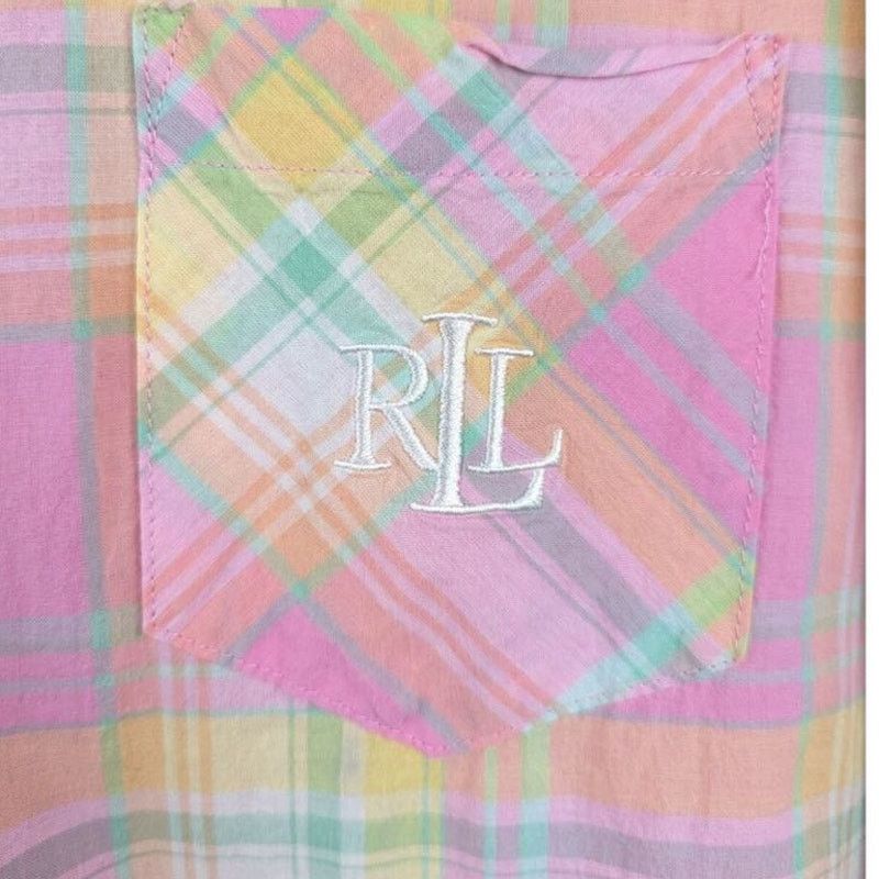 Lauren Ralph Lauren Lauren Ralph Lauren Button Front Top Long Dress Plaid Medium Size M / US 6-8 / IT 42-44 - 2 Thumbnail